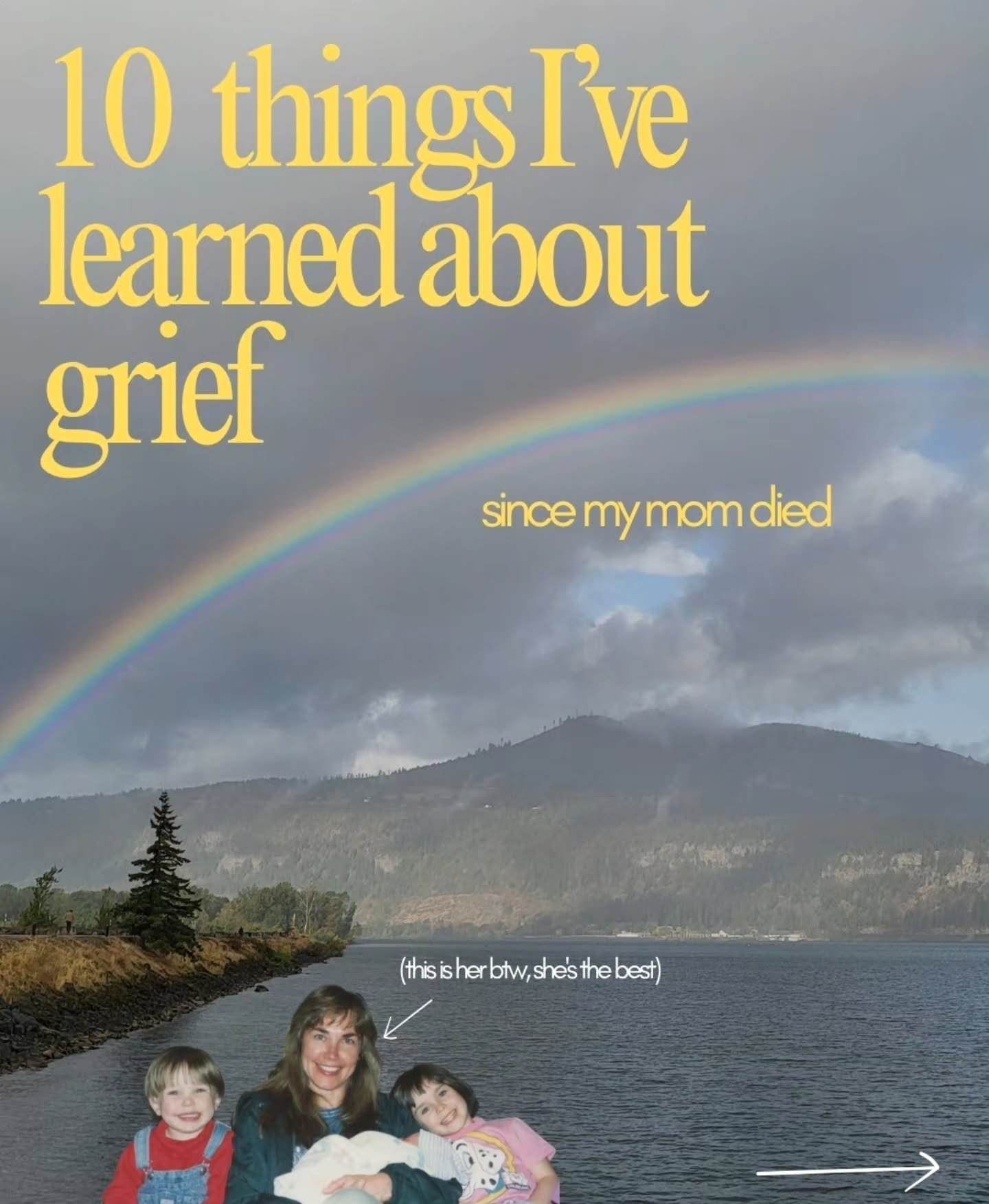 It's #GriefAwarenessDay, which is a pretty hilarious holiday to me because ummm YEP I am very aware of grief! I do not need a specific day to remind me.

But also, it totally does deserve its own awareness day, because grief is something that we aren