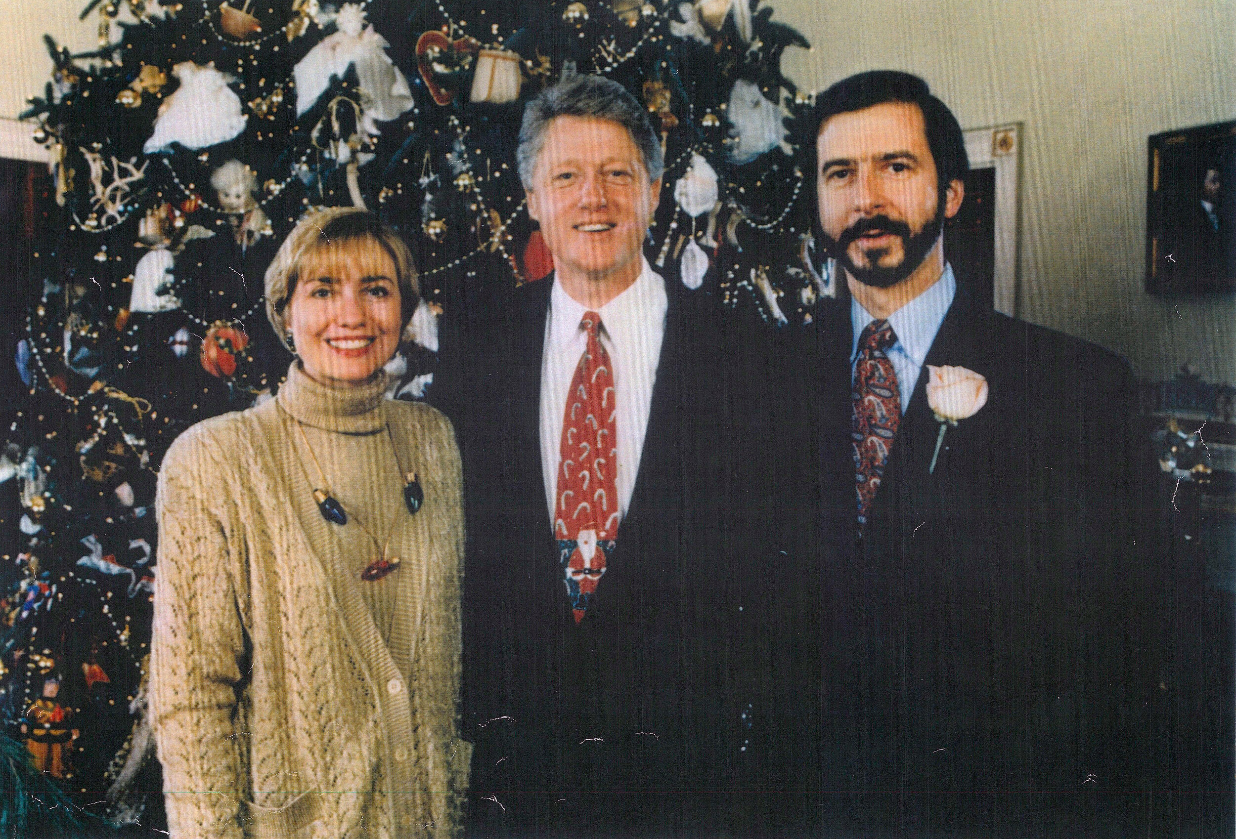 Kuhn with the Clintons.jpg