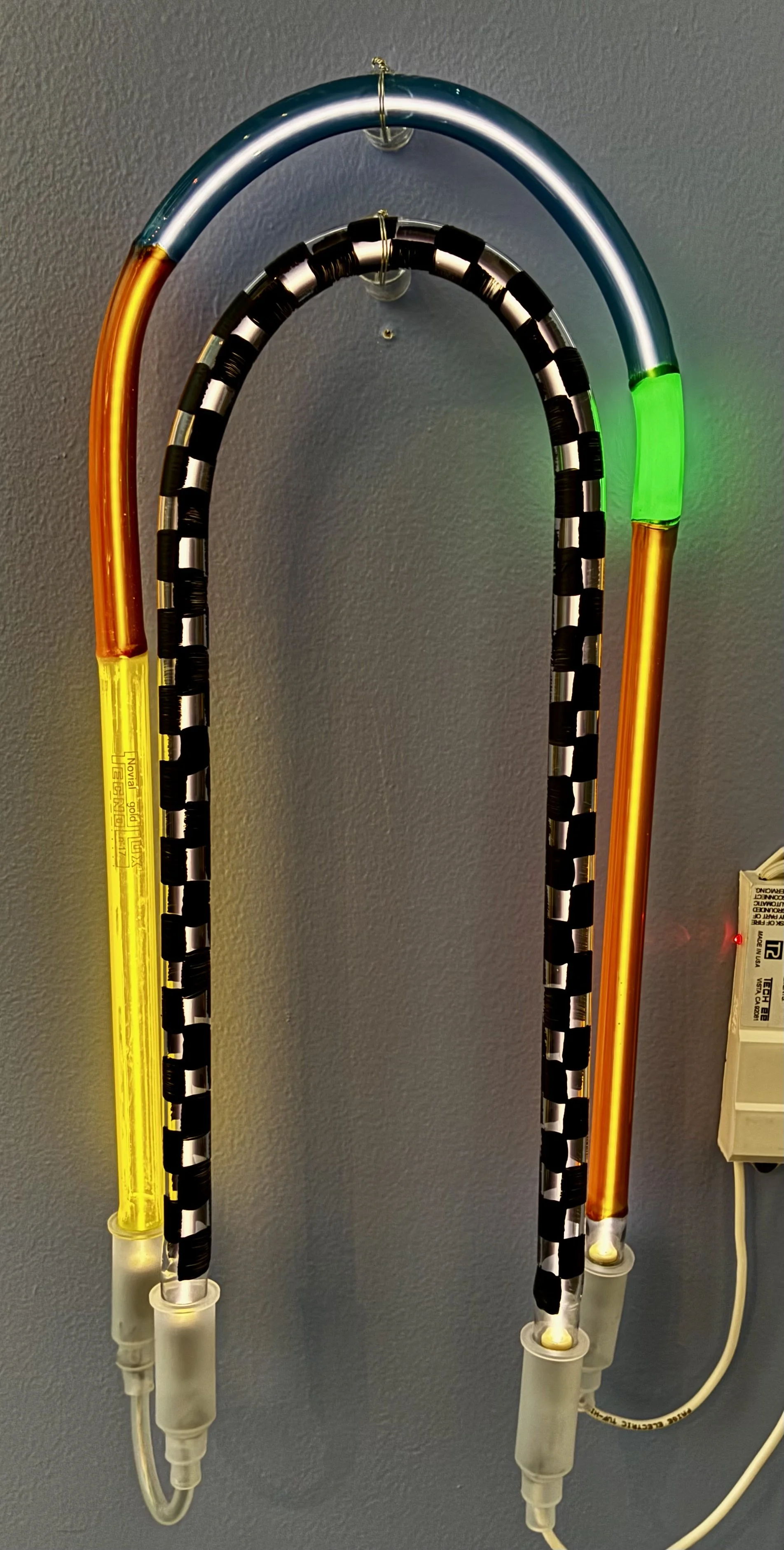 RAINBOW No. 15 | neon | 17 x 7 inches | Zoelle Nagib, 2026