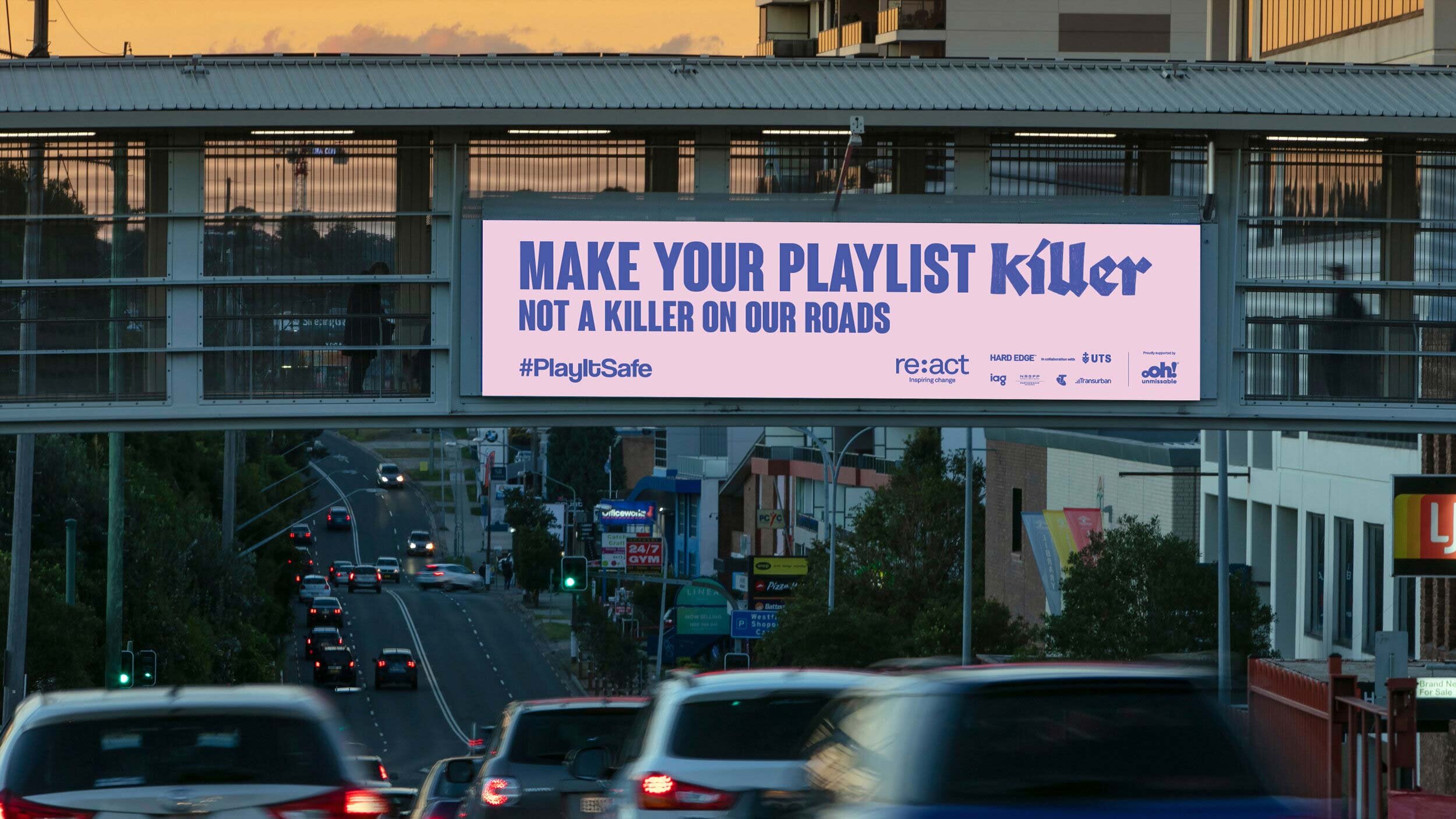 ‘Killer’ Re:act Road Safety student campaign launches in Sydney with oOh!media.