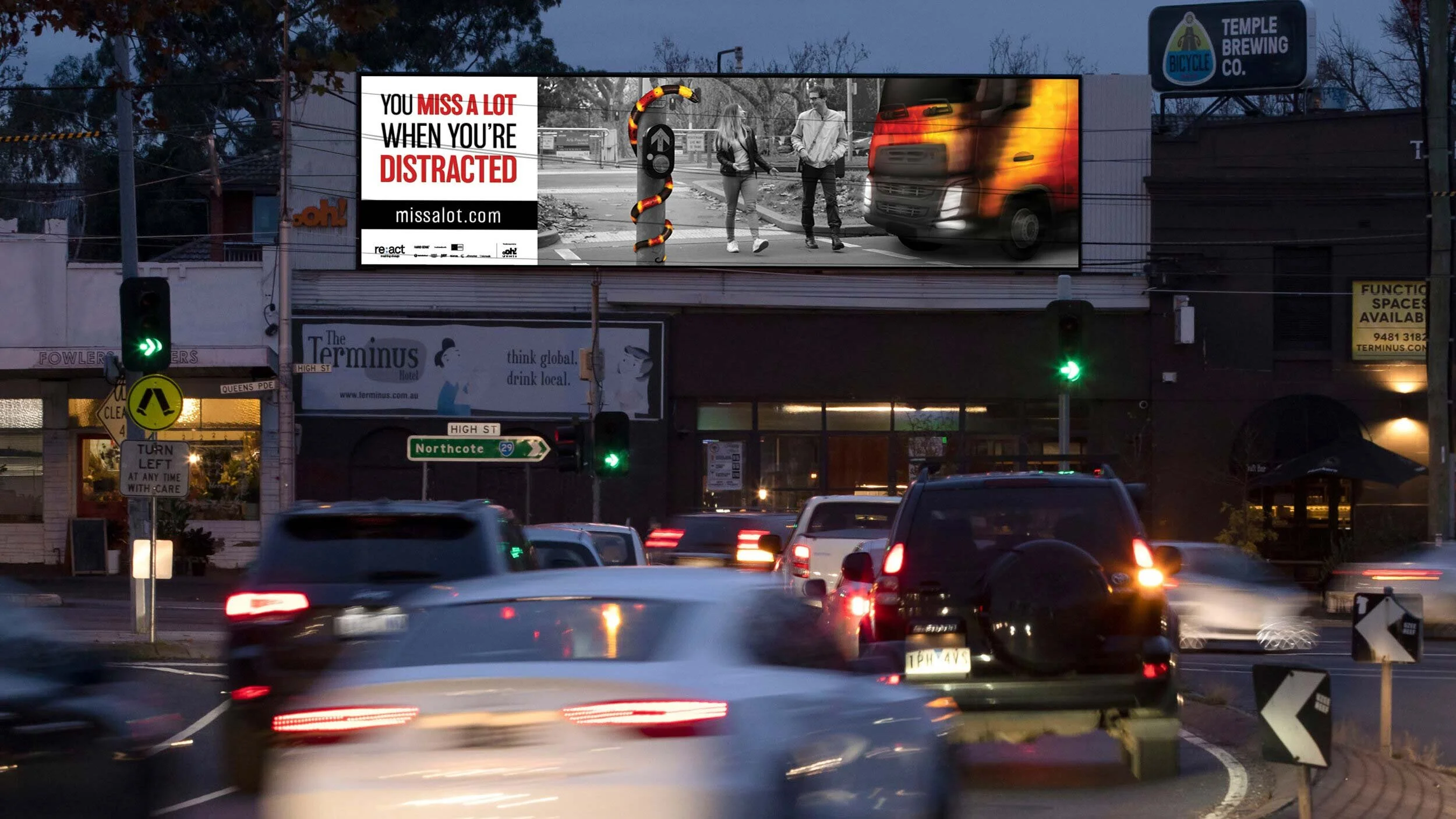 Wild animals ‘unleashed’ in Melbourne streets.