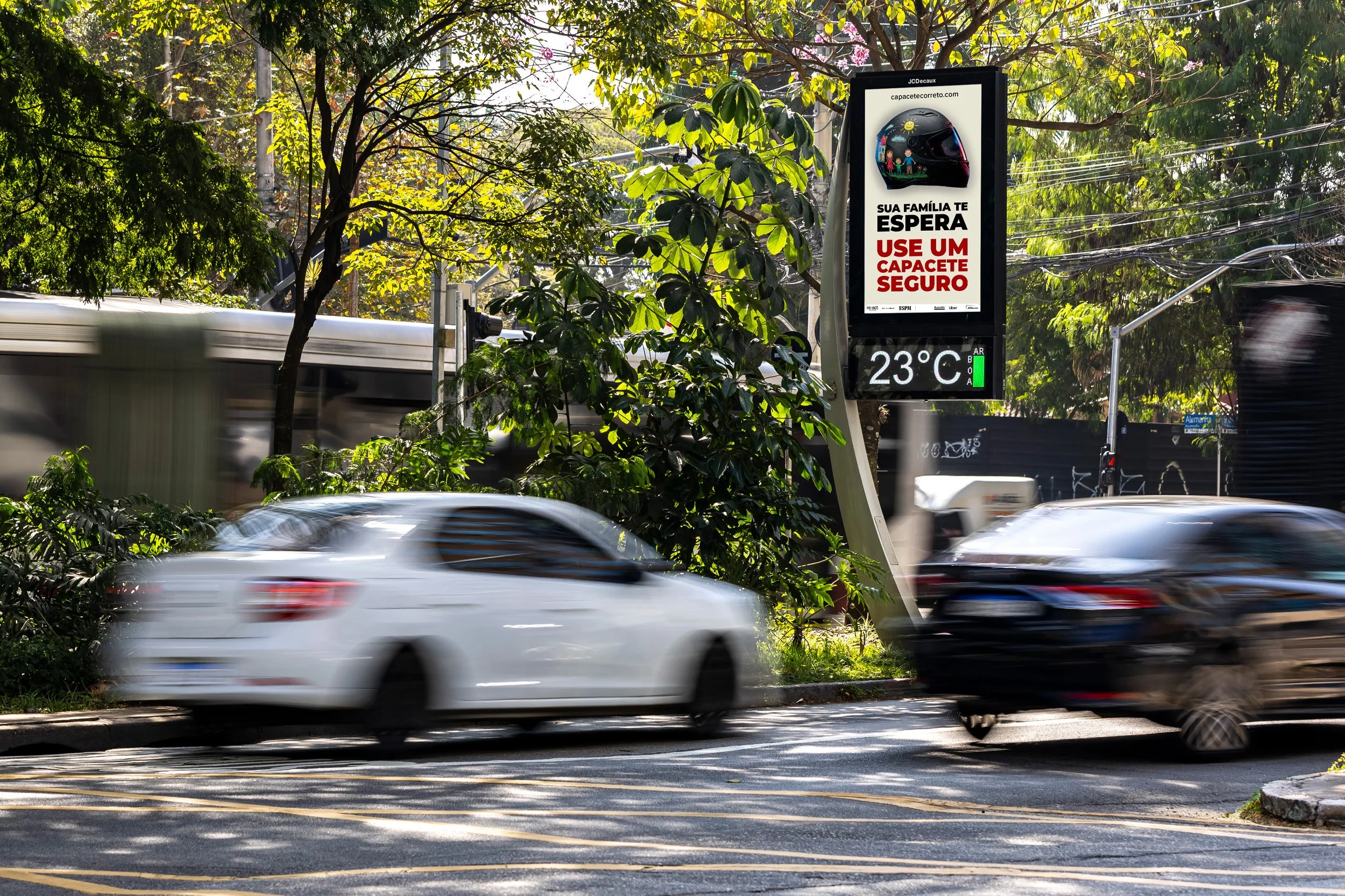 ‘Your family is waiting for you’: Young Brazilians create helmet campaign as part of international road safety program.