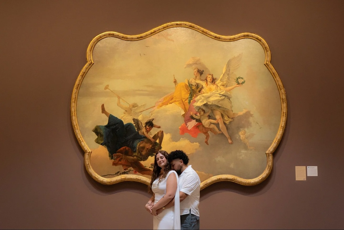 Just a few days after Justin proposed, Ashley had eagerly inquired with me for an engagement photo session.

As she was looking for a specific museum aesthetic, she found some photos I took for another couple at the Norton Simon Museum in Pasadena, t