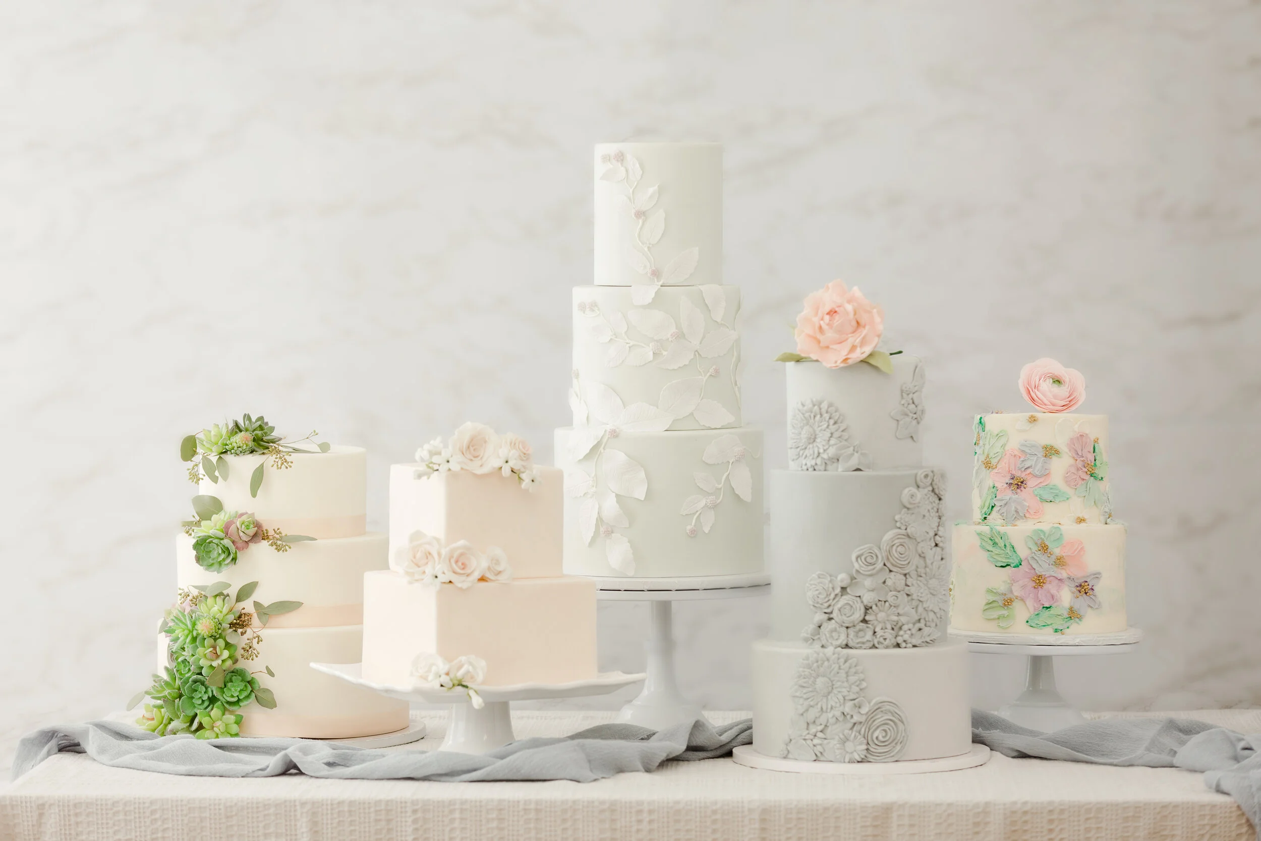 Lavender and Honey Wedding Cakes Columbus, Ohio