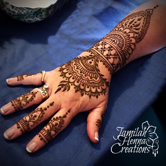 grids bridal henna