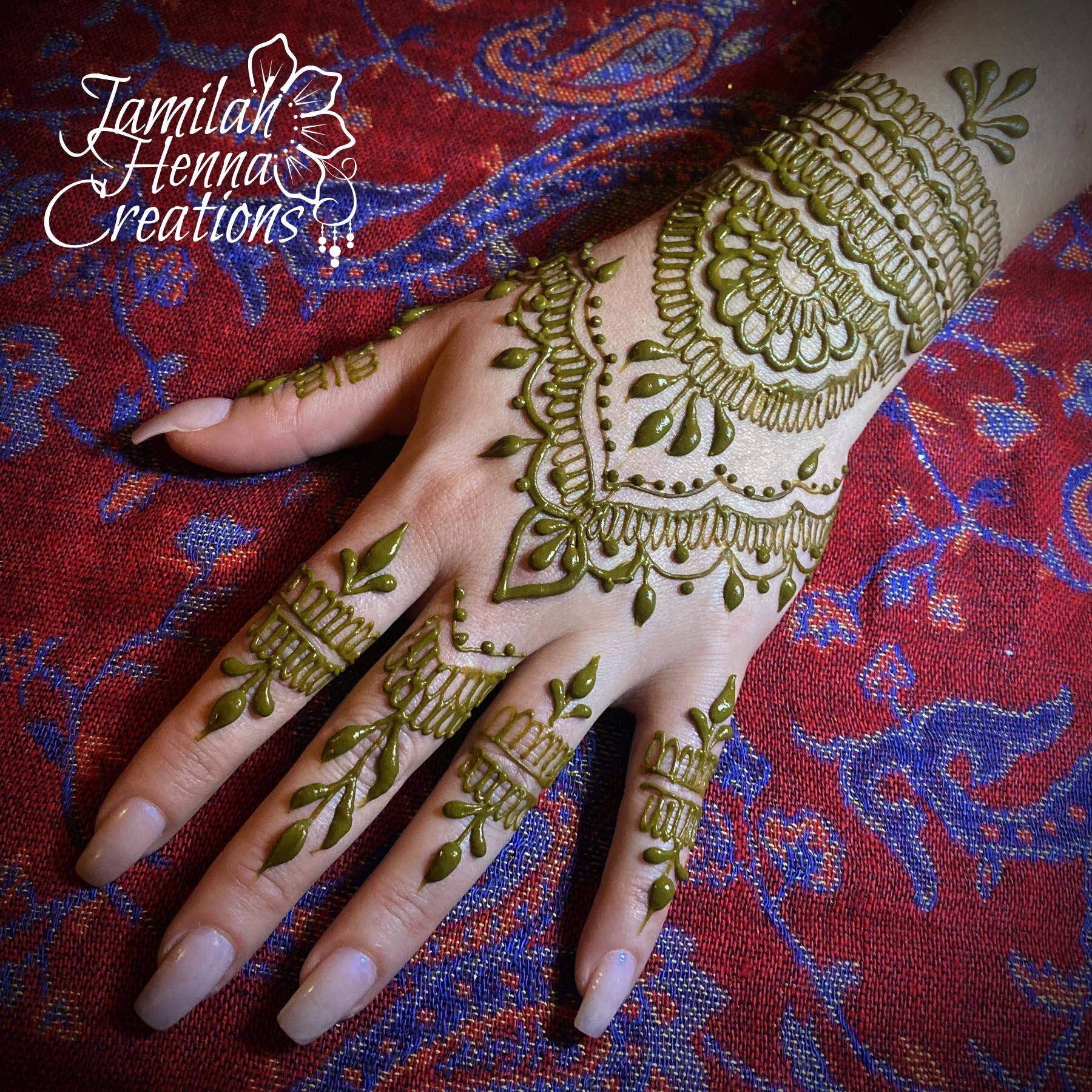 cuff and arches henna