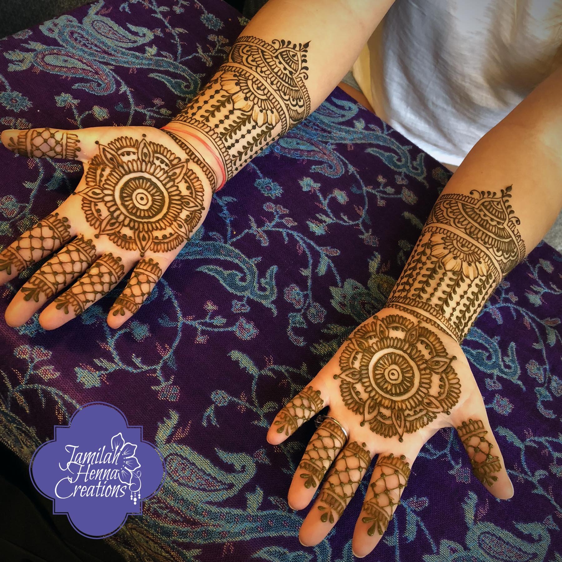 mandala bridal henna