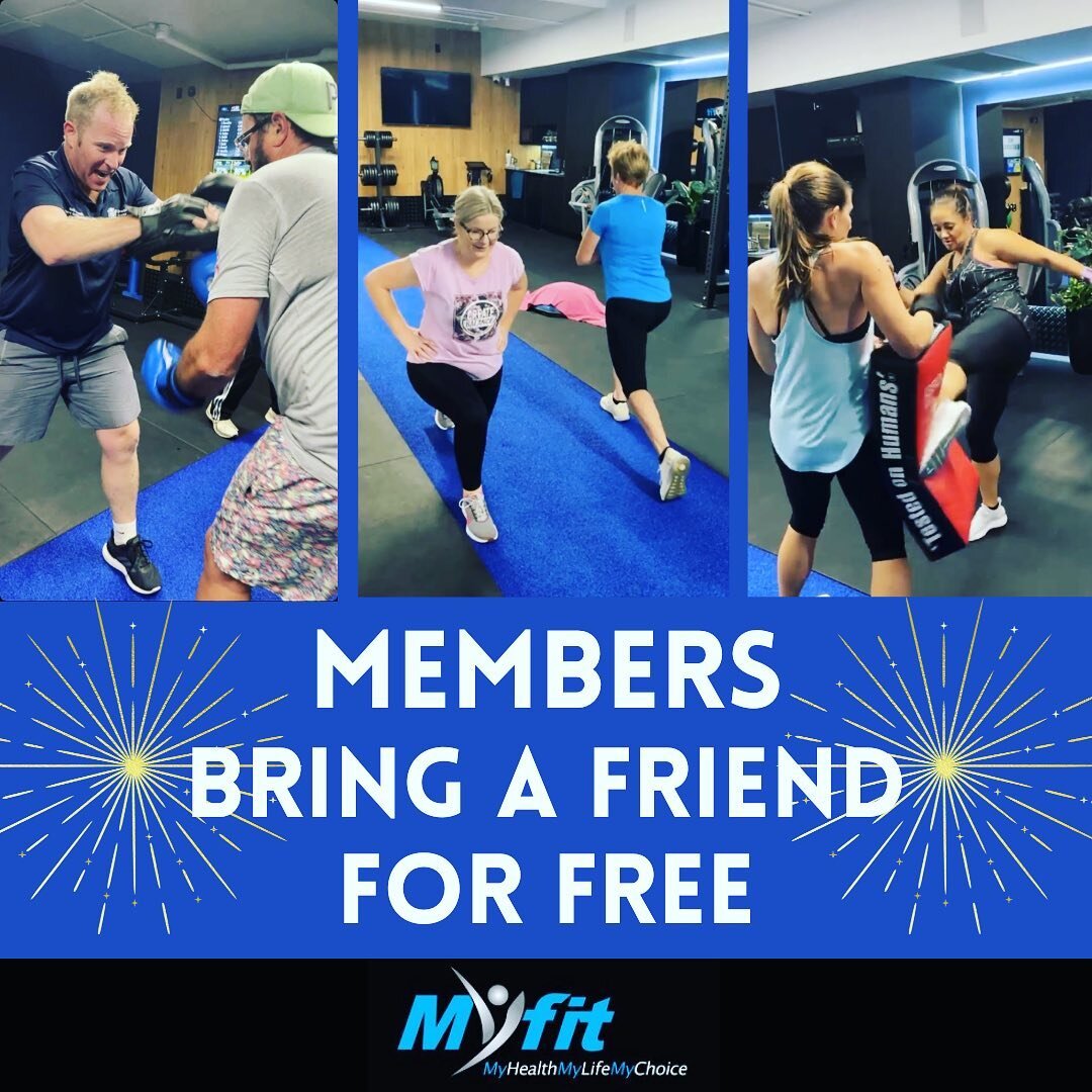 📣 MEMBERS
Bring a friend with you to a class this week absolutely free!! 
Book them in via the Mindbody app 🤩
Now&rsquo;s the time to share the love and get fit with your friends together! 

1 person per class 
Offer expires Saturday 10th July 
.
.
