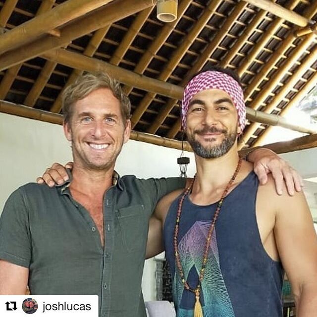 Honored to have you be a part of our tribe brother @joshlucas . We can&rsquo;t wait to delve deeper with you in a Peru 🙏🏽💙. #Repost @joshlucas with @get_repost
・・・
In the spirit of the times this is a photo of my friend Walid and I. Admittedly I a