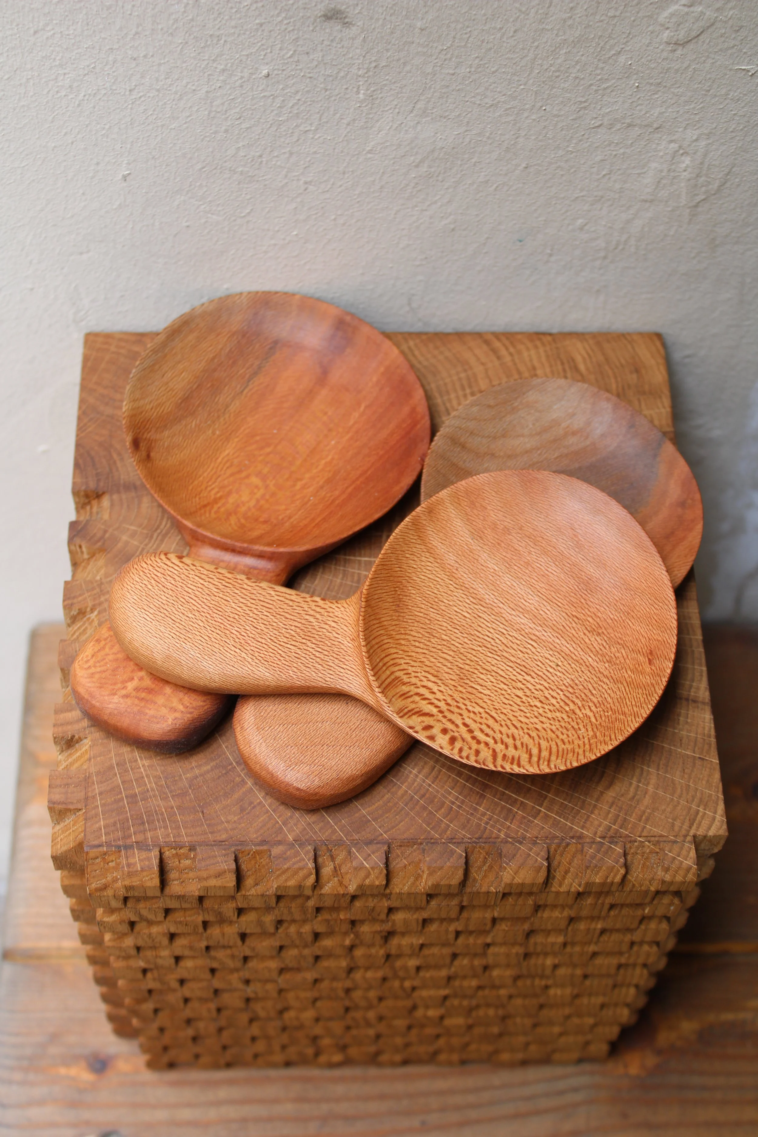 Cuillères à riz platane