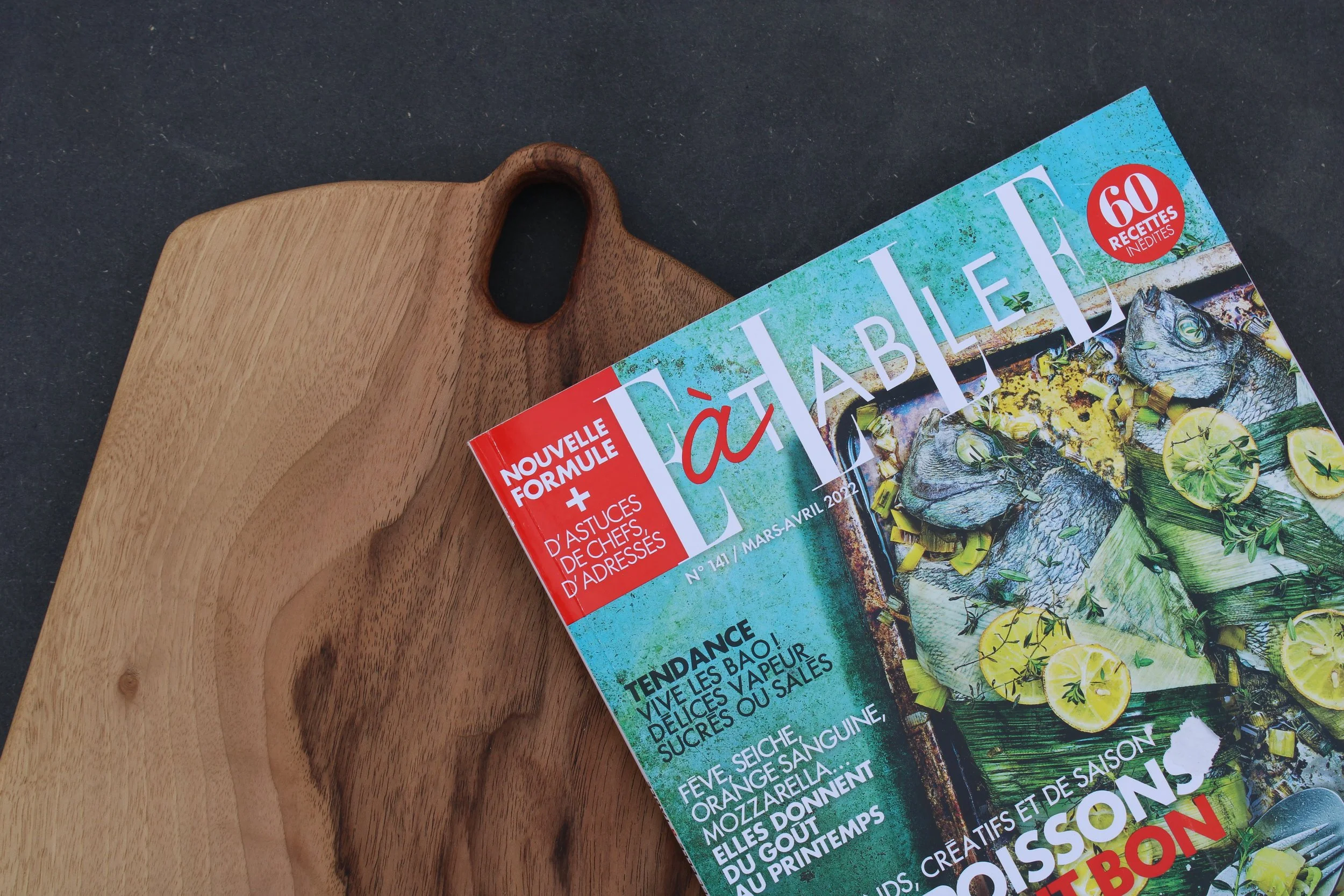 Publication Elle à Table mars-avril 2022