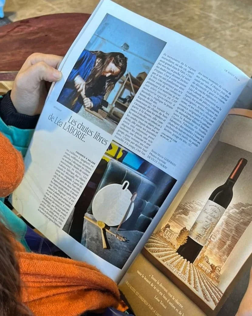 Page dans le dernier numéro le Goût de M !