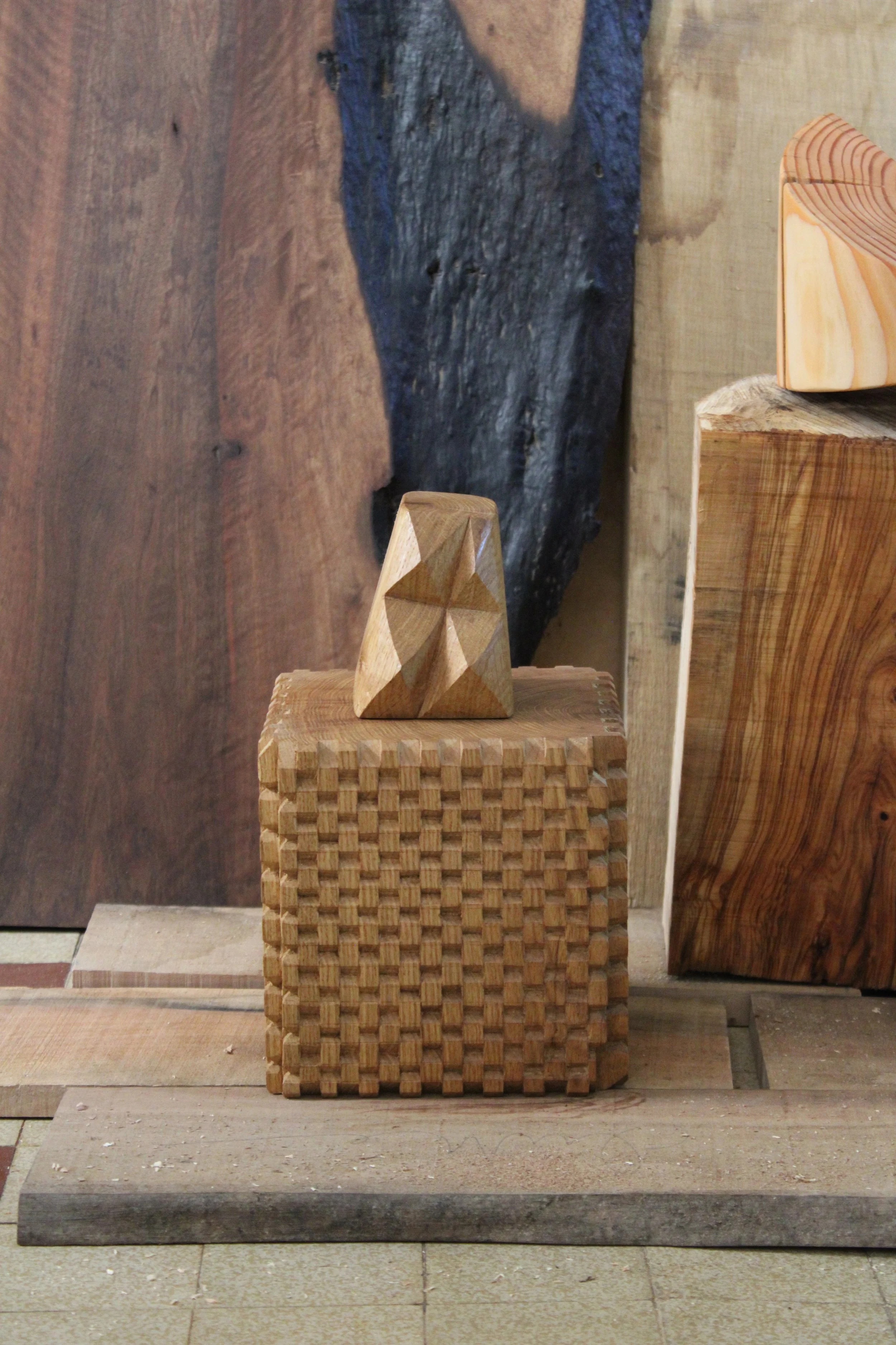 Petite sculpture chêne