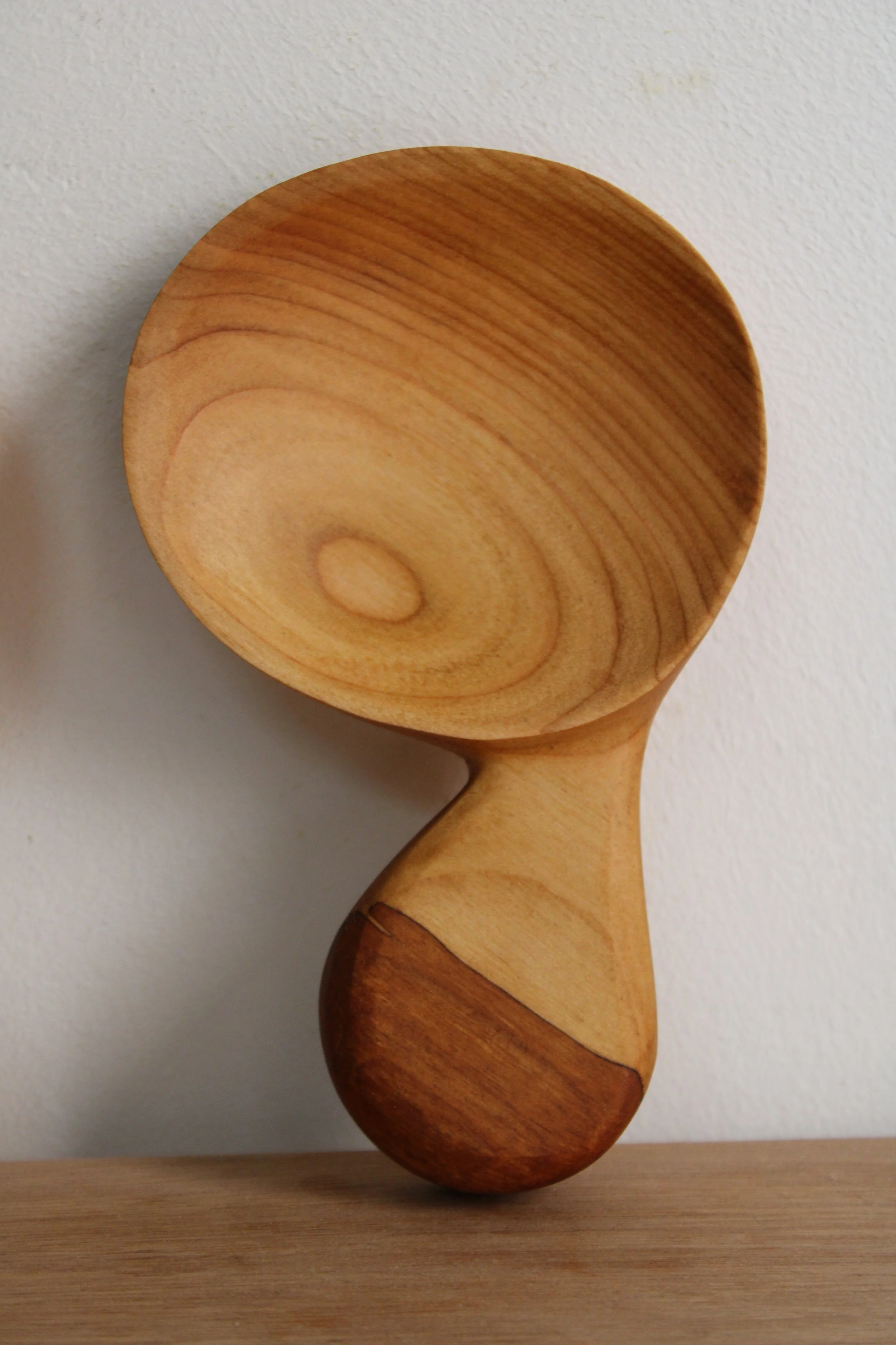 Cuillère à riz merisier