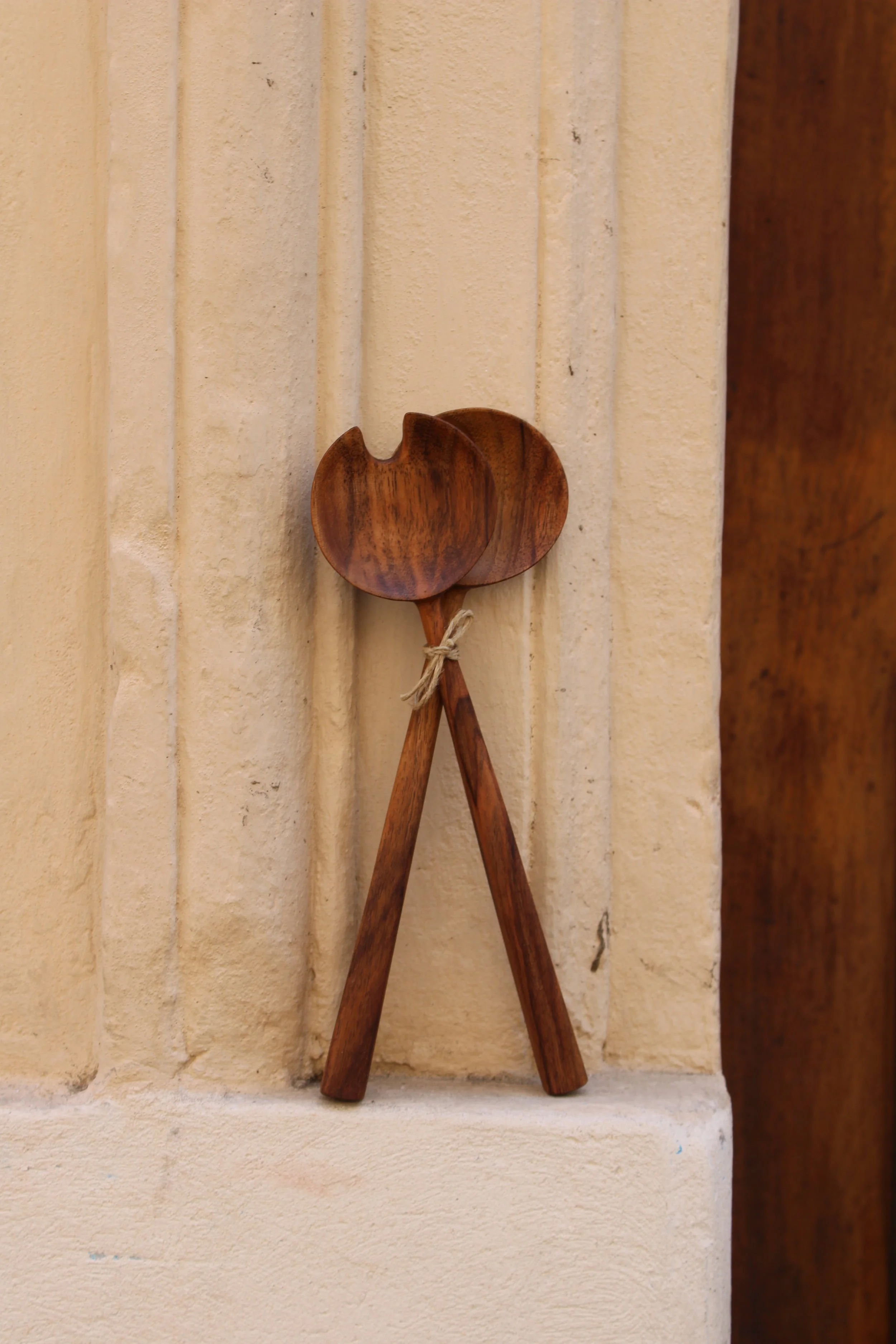 Couverts à salade noyer 785