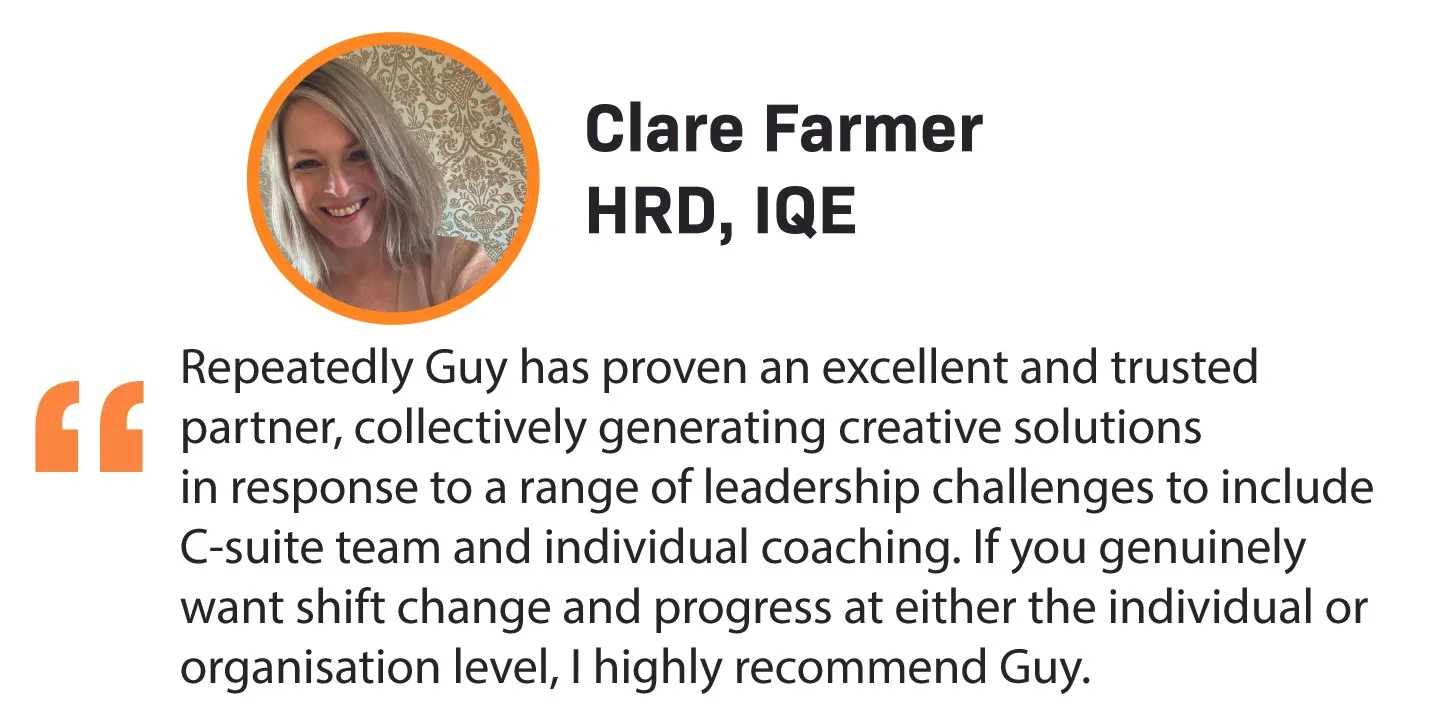 Recommendation for Leadership Development for Guy Bloom, Living Brave Leadership
