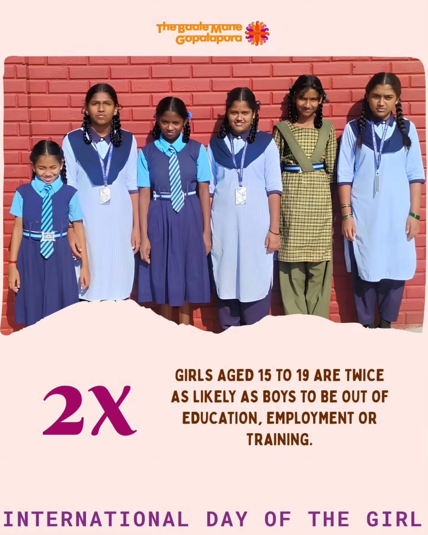 Ask almost any girl what she wants to be when she grows up and the answer comes fast. It usually changes by the week, too. Today the world is being asked to invest in girls' rights so those answers get a real chance. Right now, girls aged 15 to 19 ar