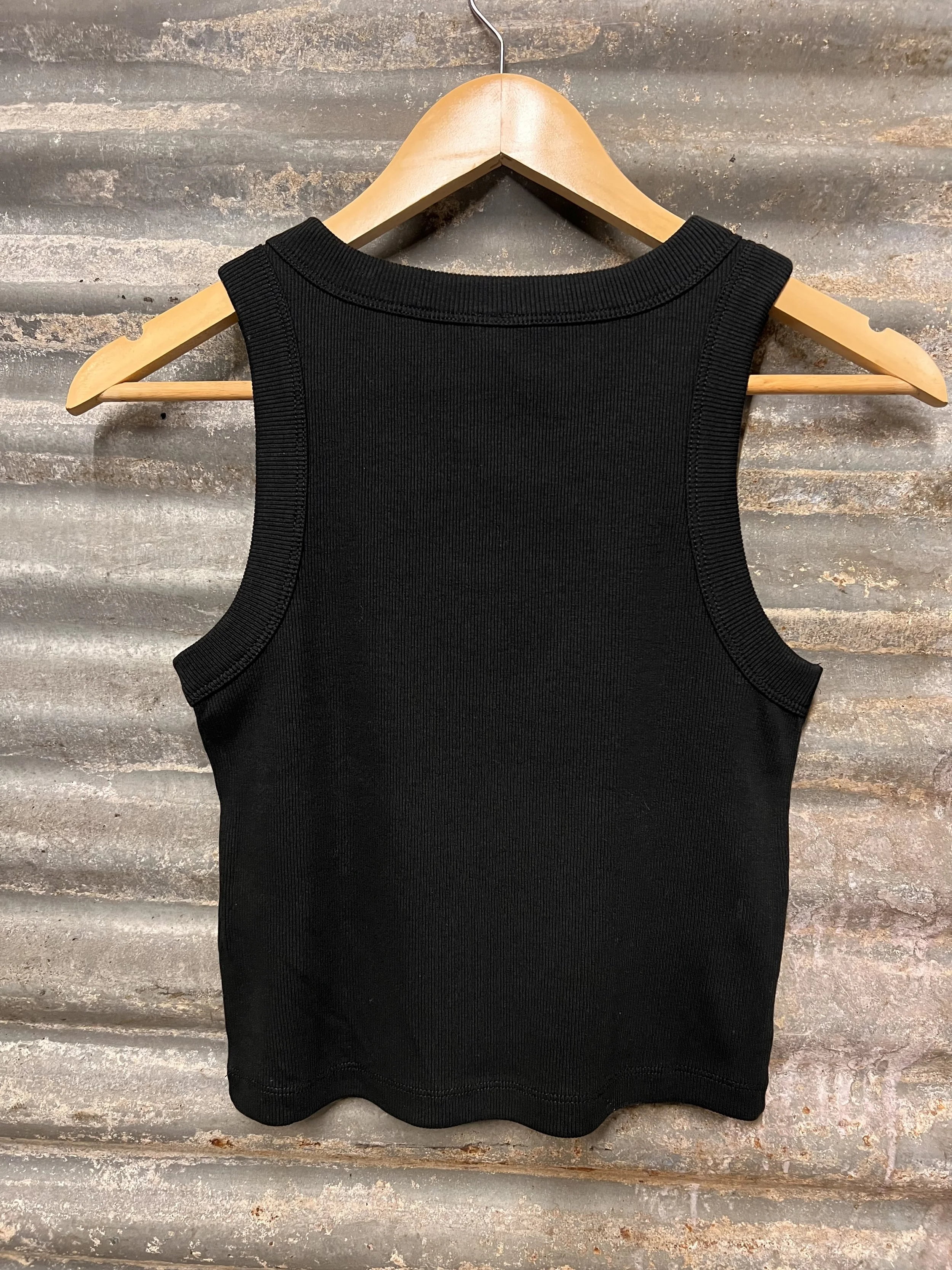Sempa Grunge Black Crop Tank back.jpg
