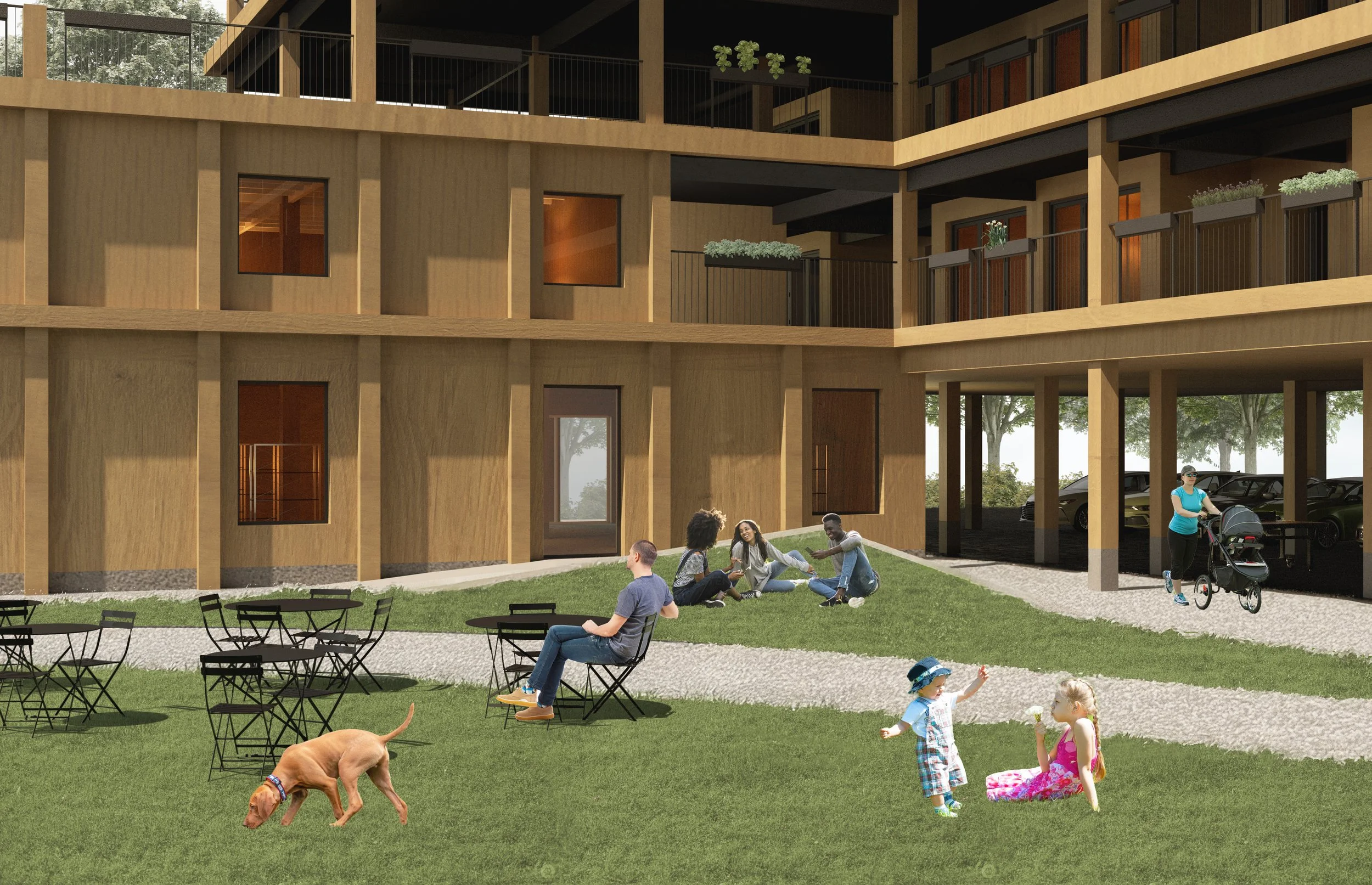 COURTYARD PERSPECTIVE