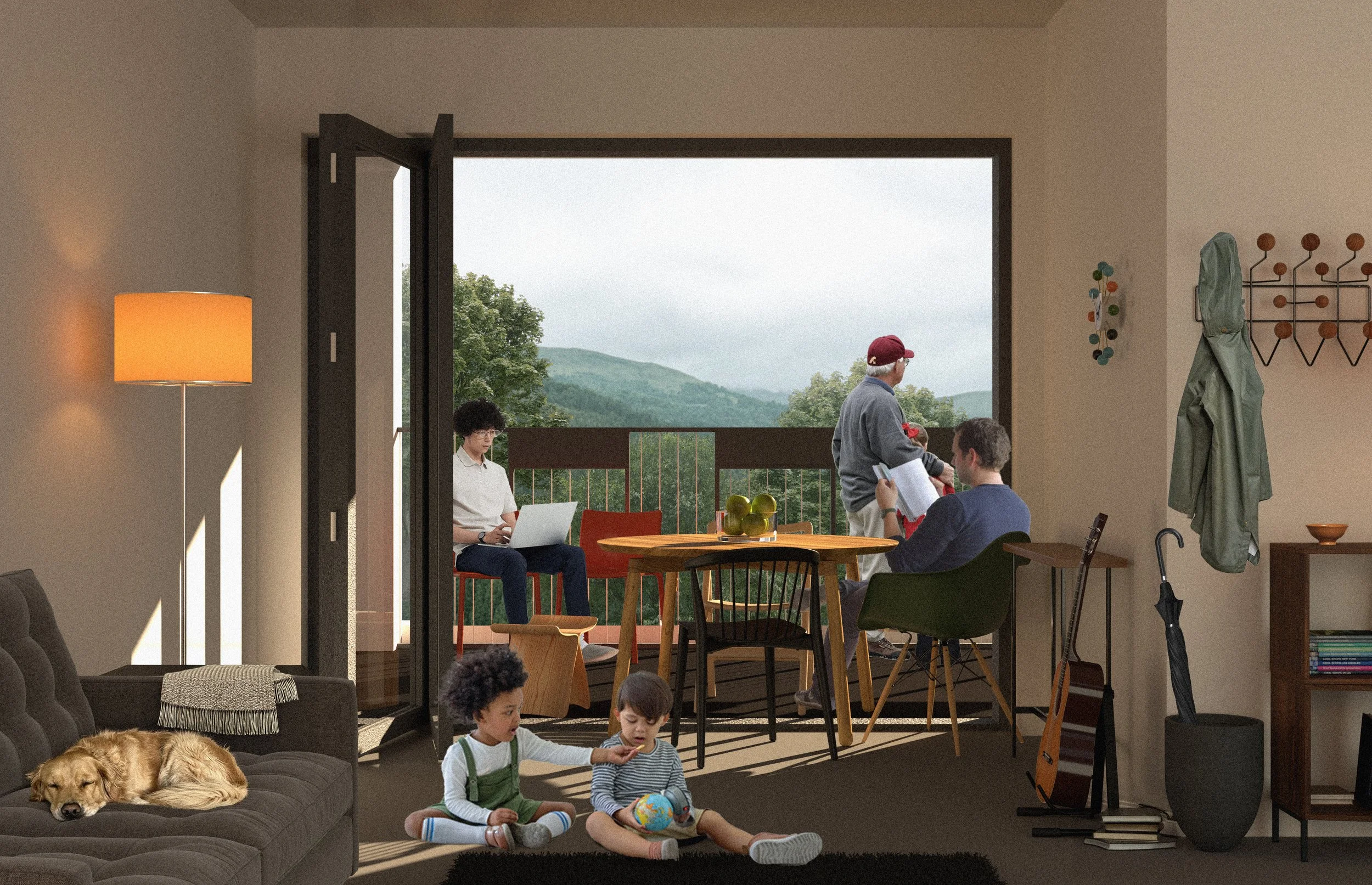 HOUSING INTERIOR PERSPECTIVE