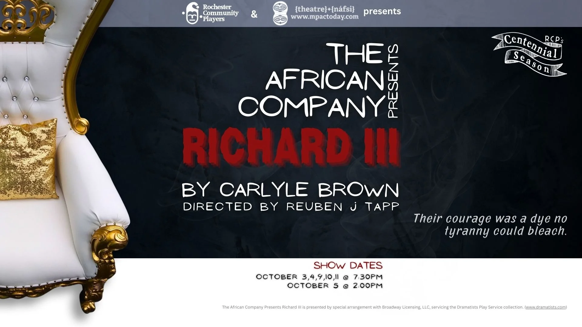 African Company presents Richard III