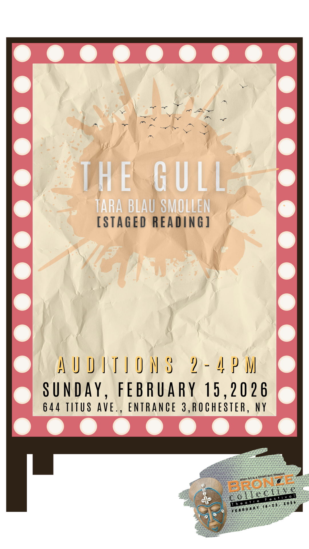 STAGED READING AUDITIONS