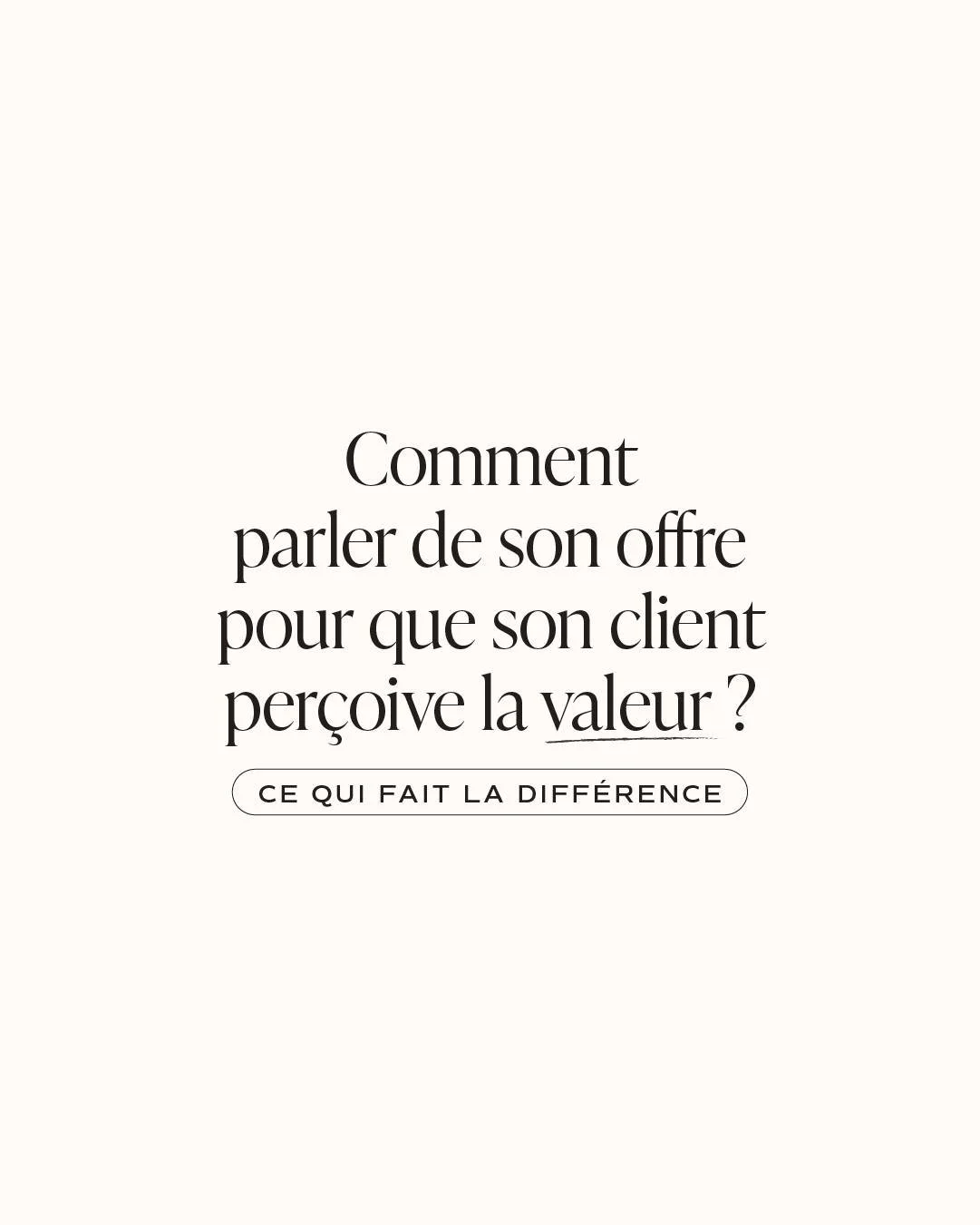 Tu peux avoir la plus belle offre du monde, si ton client ne per&ccedil;oit pas sa valeur, il ne l&rsquo;ach&egrave;tera pas.
Et souvent, la raison est bien plus simple qu&rsquo;on ne le pense 👀

C&rsquo;est une petite erreur que 90% des graphistes 