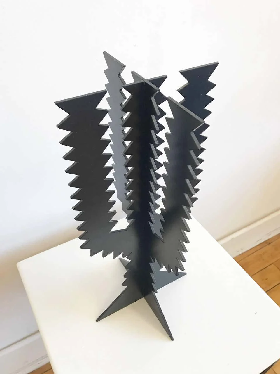 Giacomo Balla Sculpture for Gavina Cactus Futurista Metal | top view
