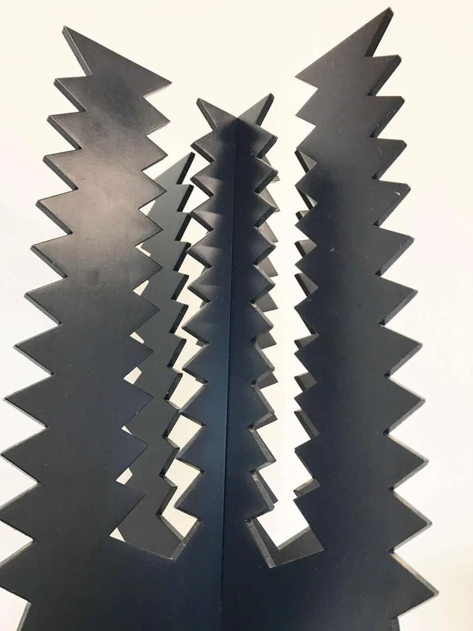 Giacomo Balla Sculpture for Gavina Cactus Futurista Metal | metal detail view