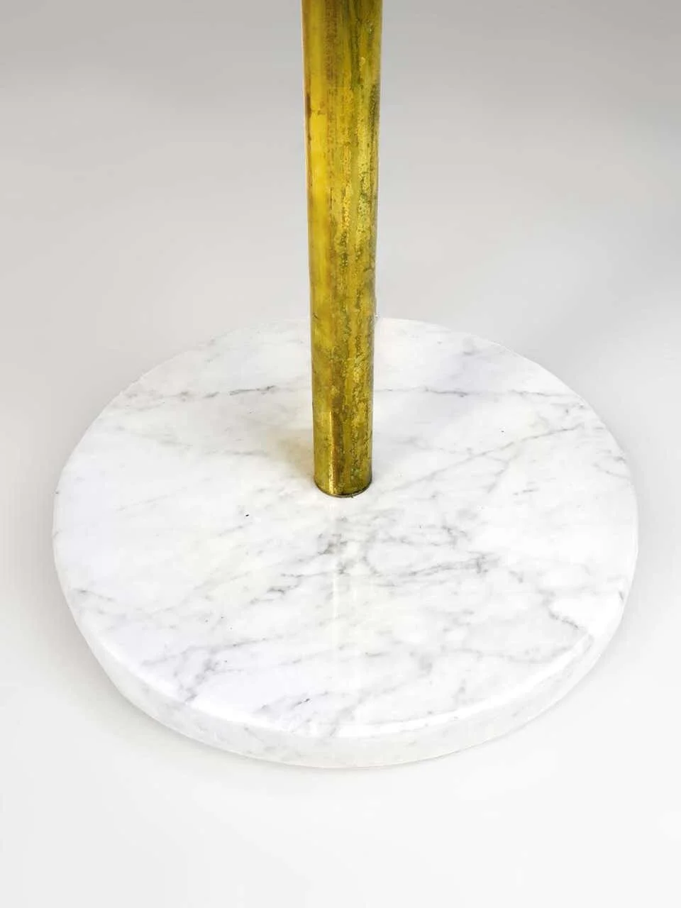 Italian Three Arms floor lamps black with marble base 4430 white marble base