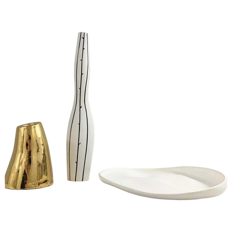 Italian Designer Home Decor Vase Vessel and Bowl | main image