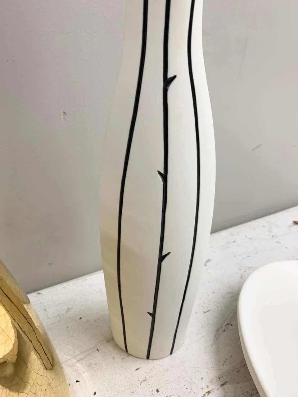 Italian Designer Home Decor Vase Vessel and Bowl | bottom vase