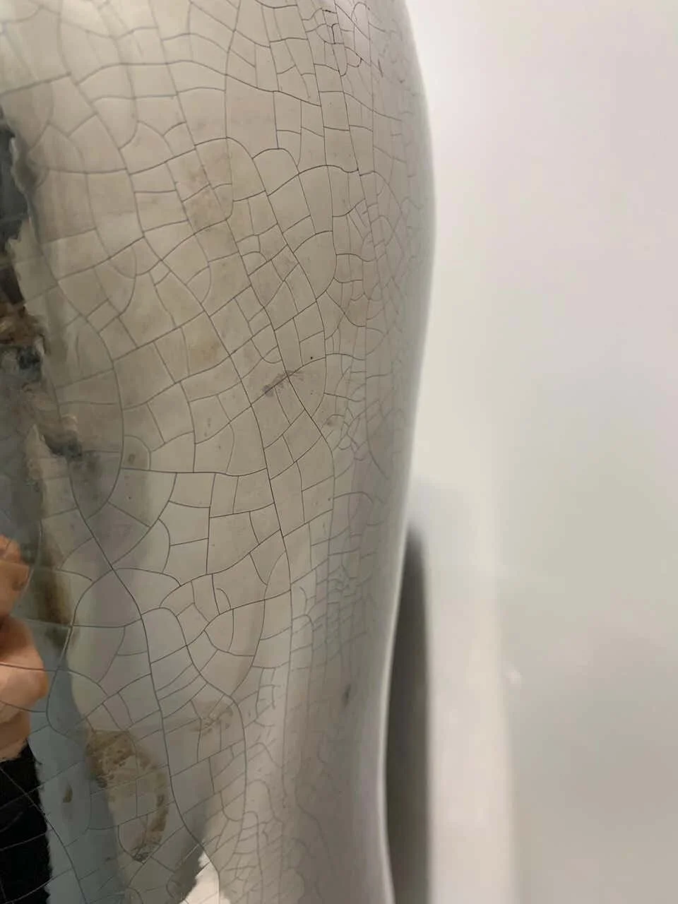 Italian Designer Home Decor Bowl primitive silver gray 2237 |  color