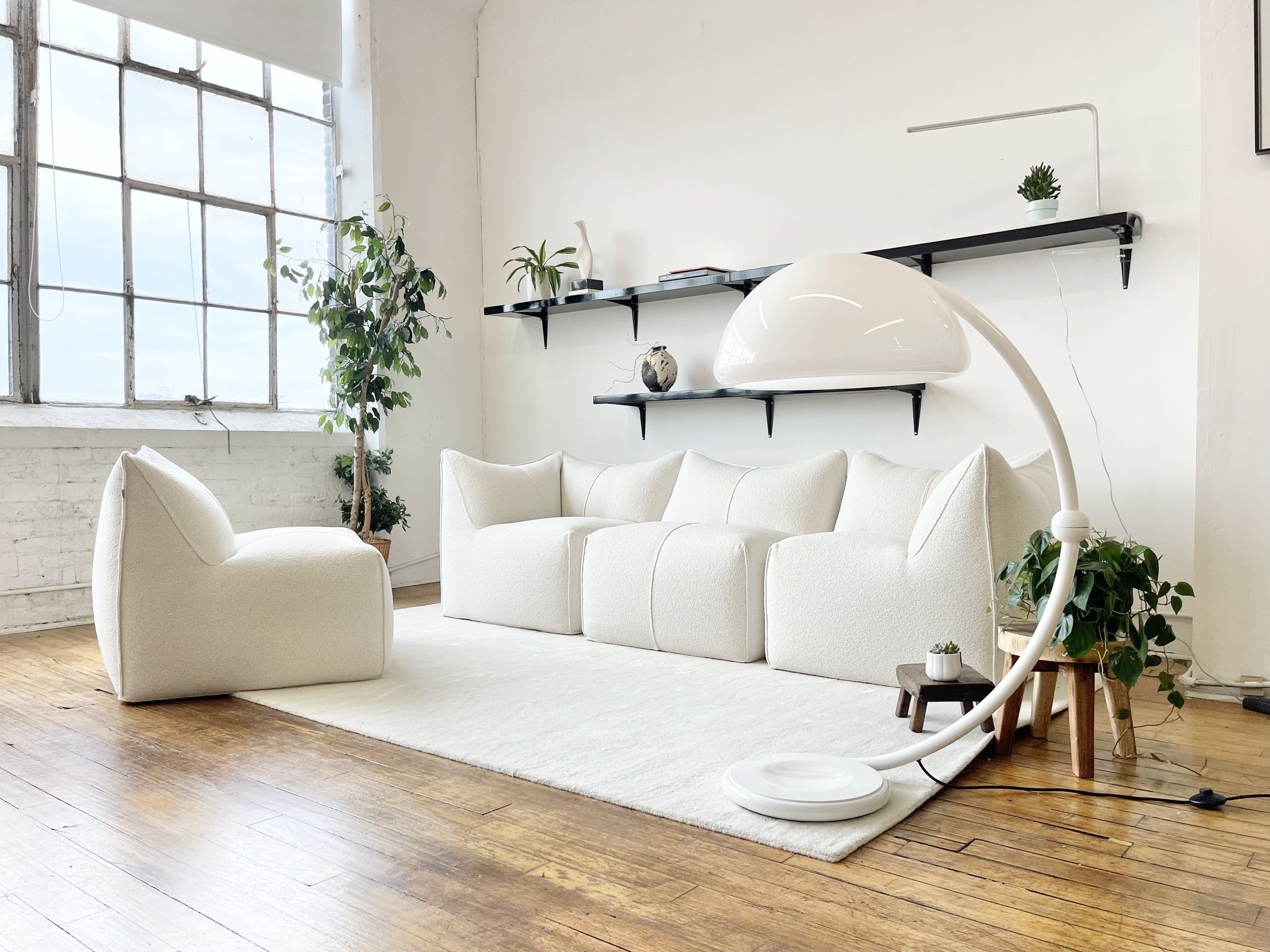 Vintage Le Bambole Sofa design Mario Bellini for B&B Italia | Le Bambole sectional sofa four pieces