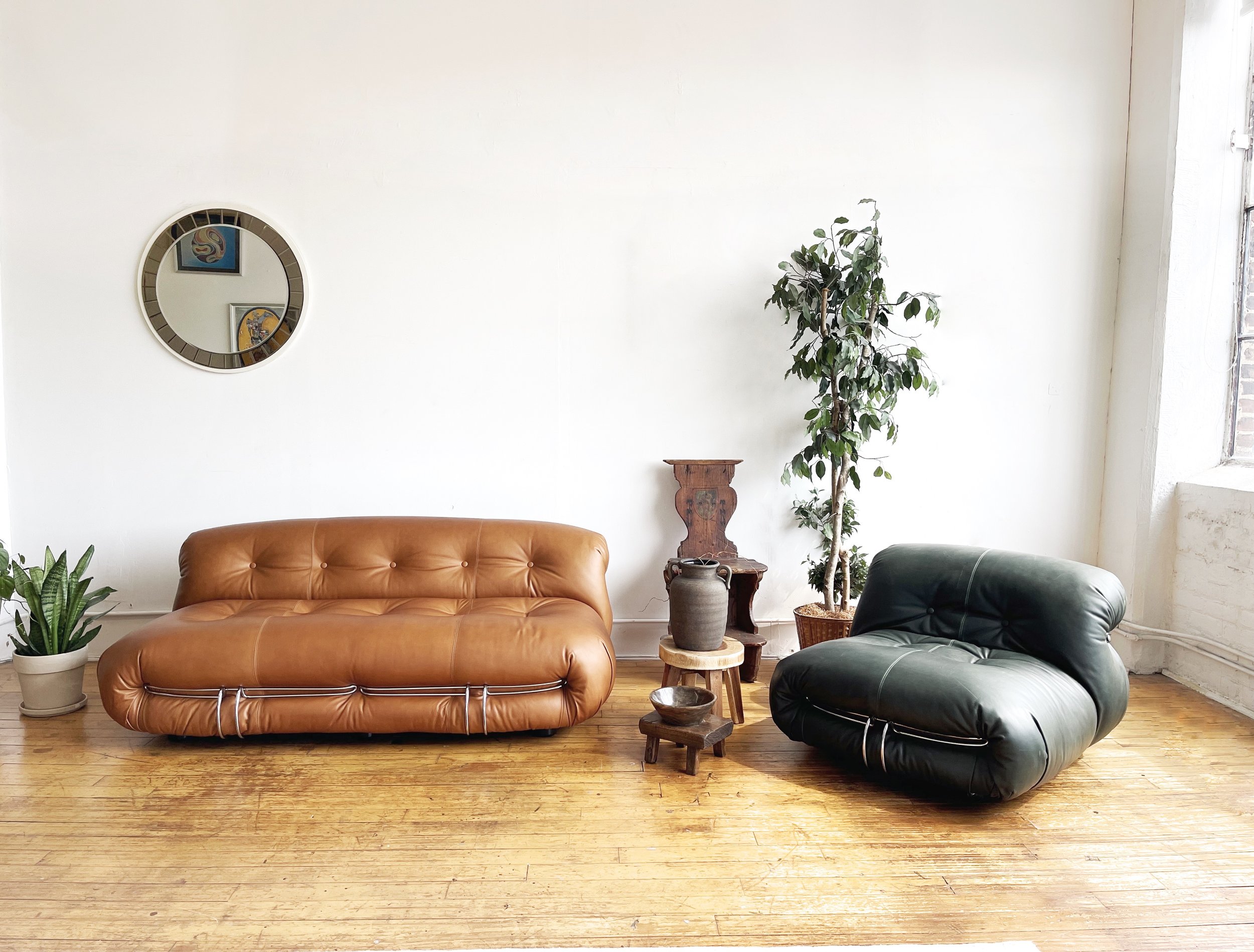 Vintage Soriana Chair design Tobia Scarpa for Cassina | Displayed in the gallery in light and shadow