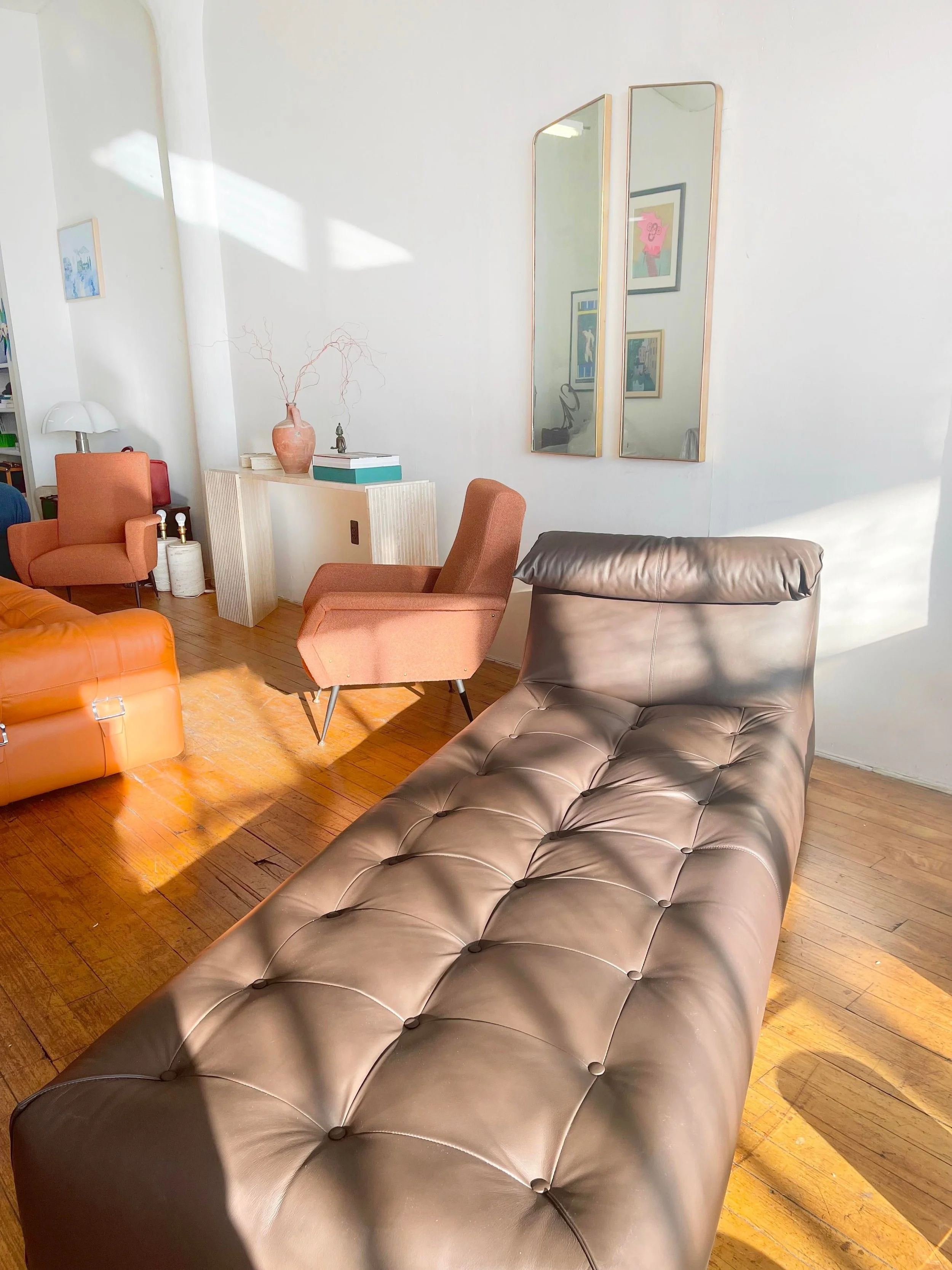 Vintage Le Bambole Sofa Day Bed 4610 sun light image