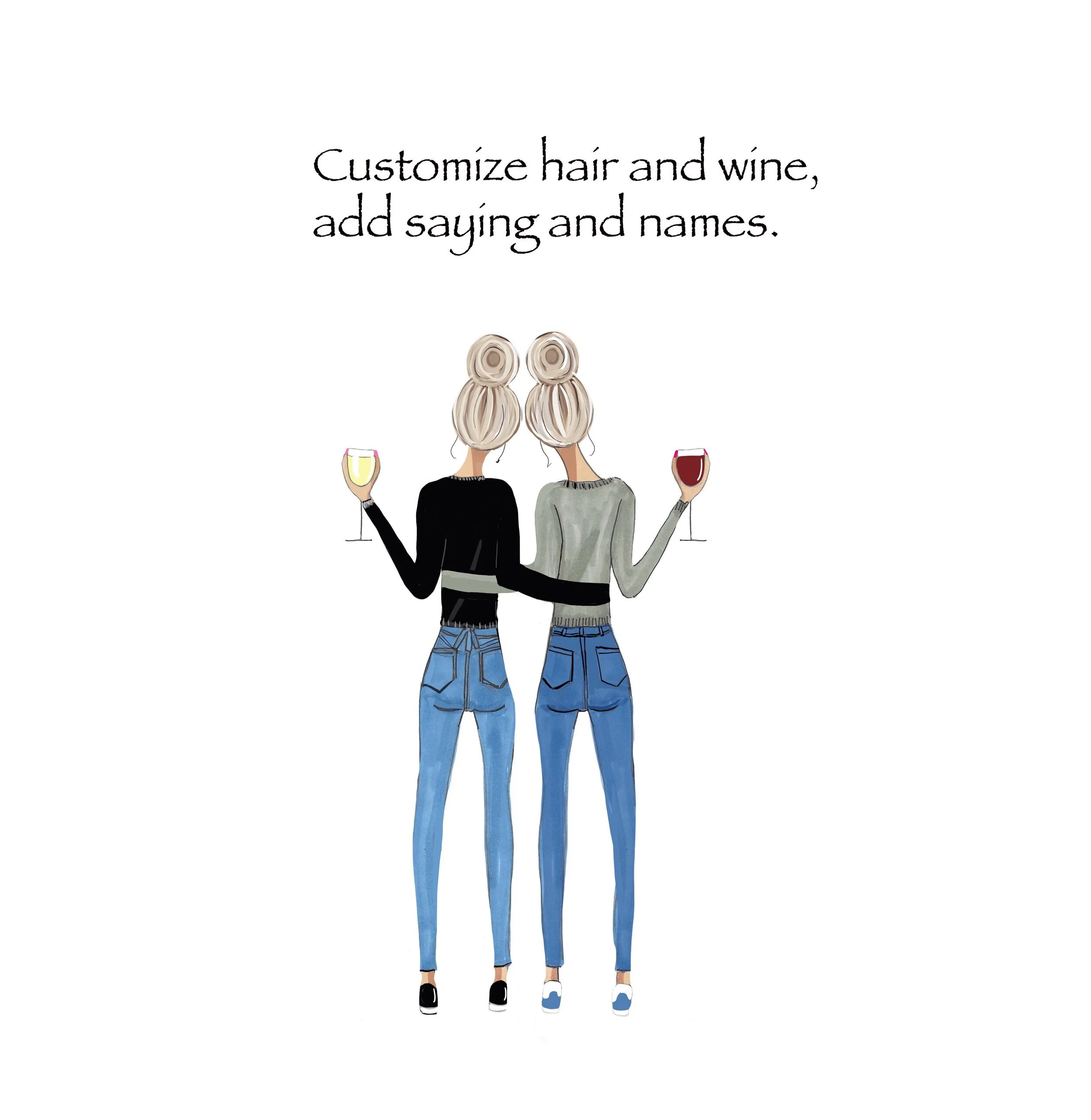 Custom best friends prints