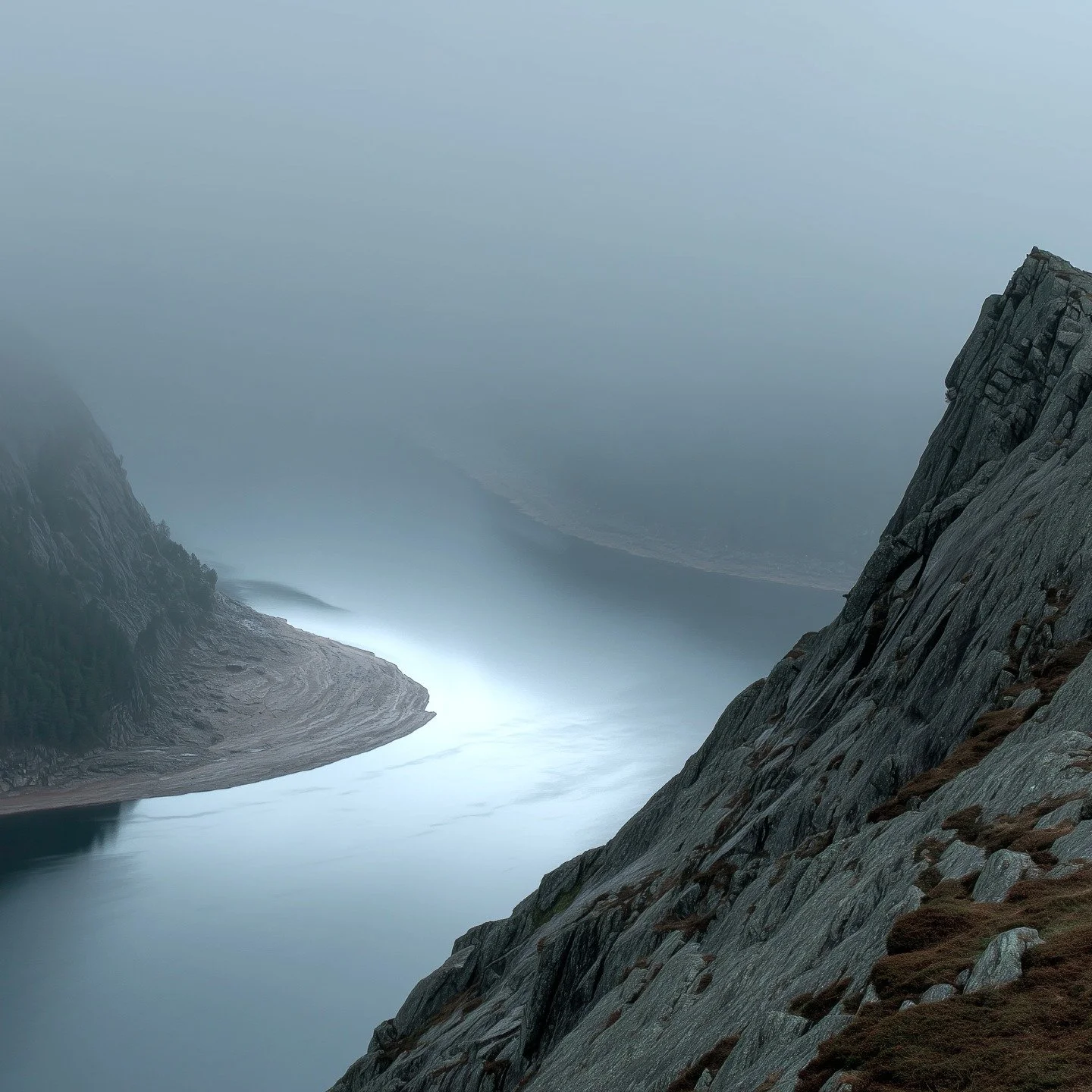 I love foggy landscapes.

#creativedirection #midjourney