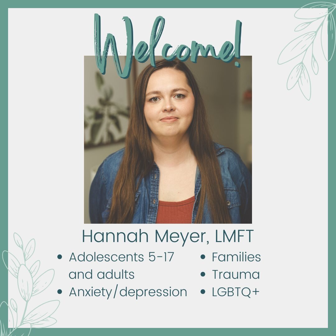 Welcome Hannah!

Resolve is happy to welcome Hannah Meyer to our Prairie Village location as our newest play therpist!

Hannah will be providing therapy to children 5+, teens, adults, and families seeking help for anxiety, depression, trauma, or LGBT