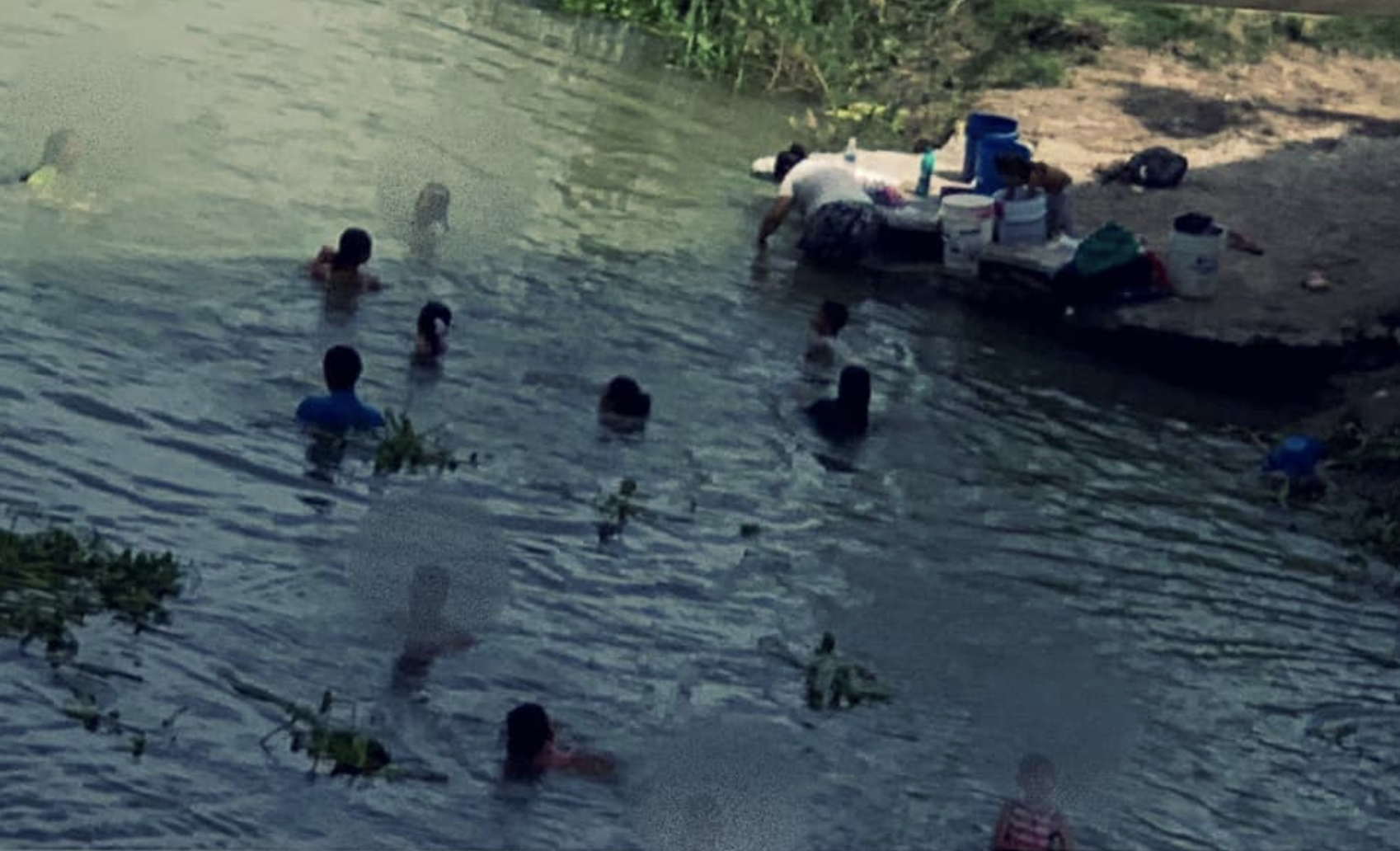 Washing Clothes in the Rio Grande