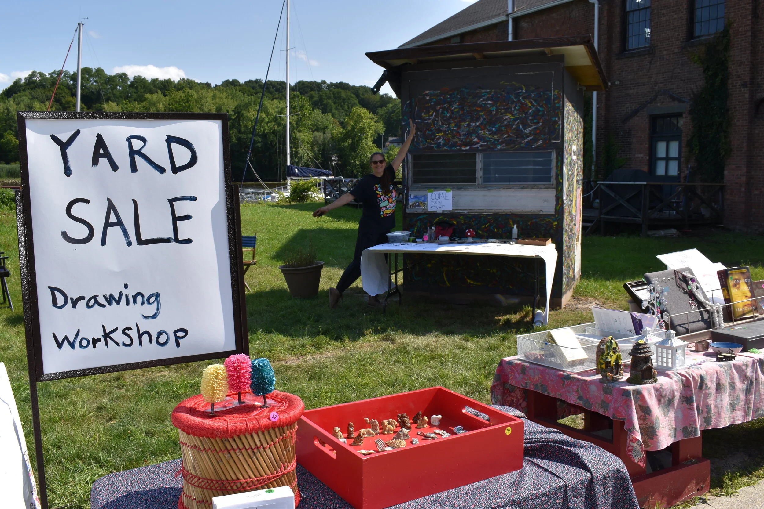 Yard Sale Drawing Workshop by Roberta Zlemba, July 31, 2021