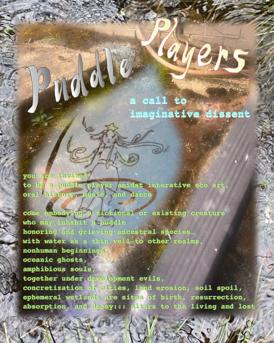 Puddle Observers: Eco-Art &amp; Performances for Hurricane Helene Relief