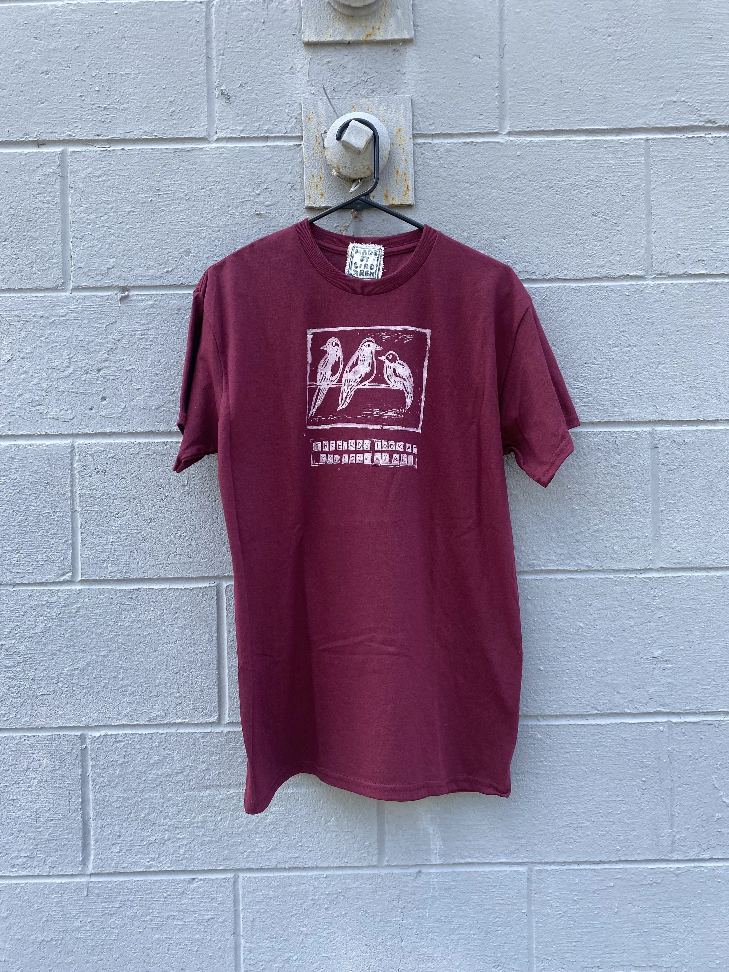 "The Birds Look At You Look At Art" T-Shirt