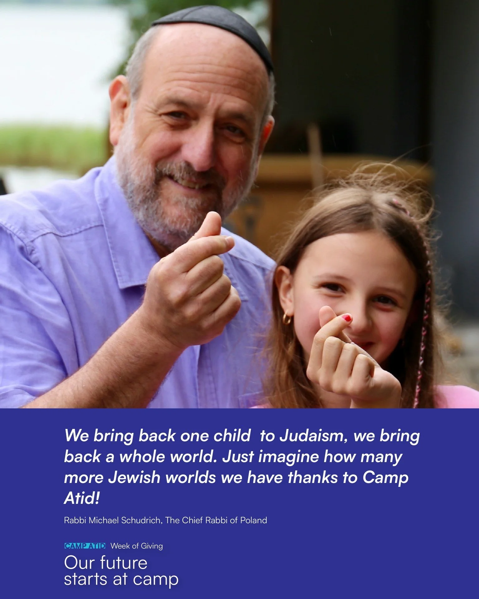 💙⛺Thank you! Camp Atid Week of Giving may be over, but we&rsquo;re definitely not done sharing the Camp Atid magic!

Thanks to your support, together we raised over ✨$5,000✨ for Poland&rsquo;s only Jewish overnight camp.

To everyone who donated, sh