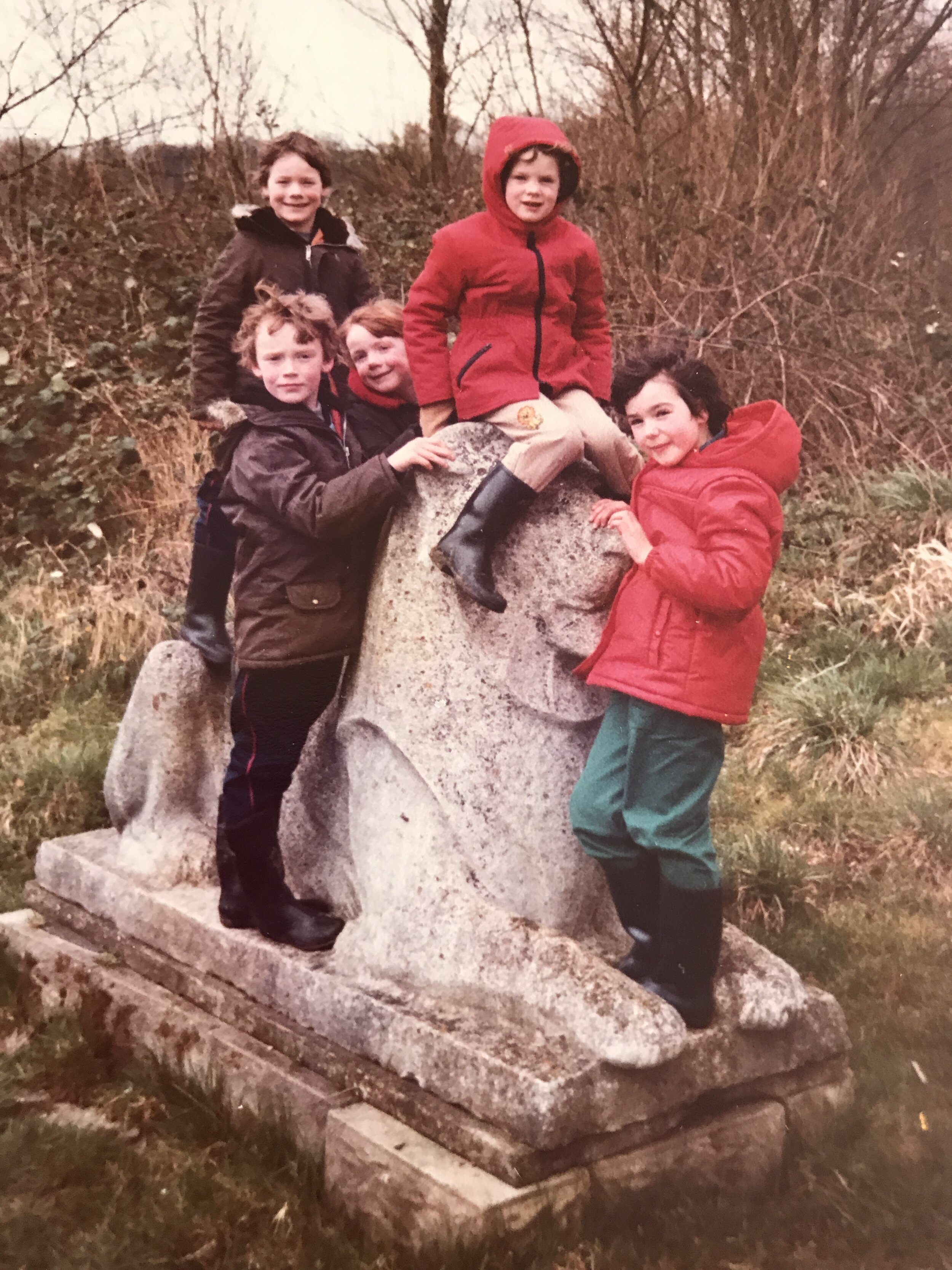 The cousins at Beecraigs