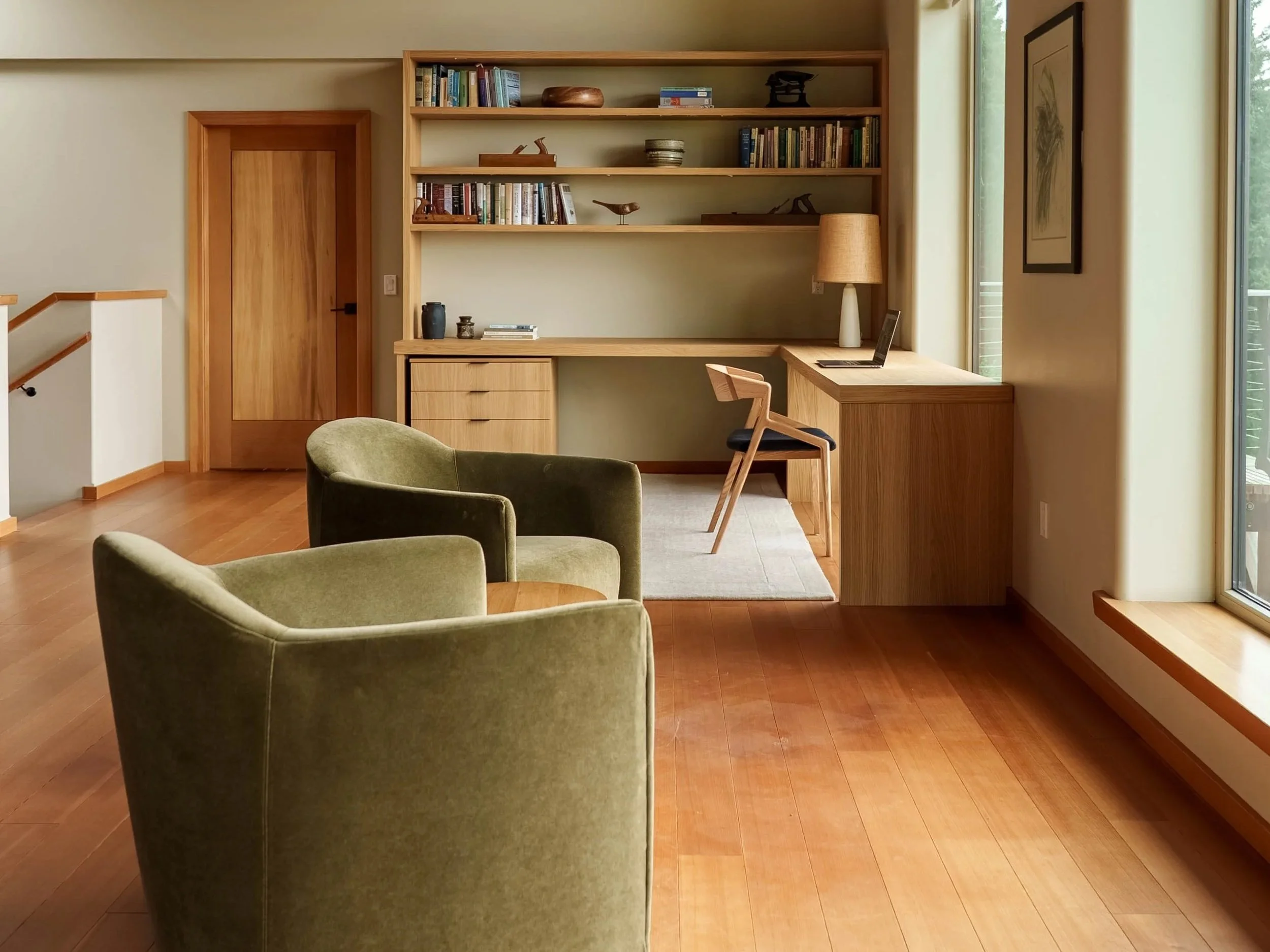Custom furniture and cabinetry design by Amber Jordan Design, a luxury interior designer on Saltspring Island, BC