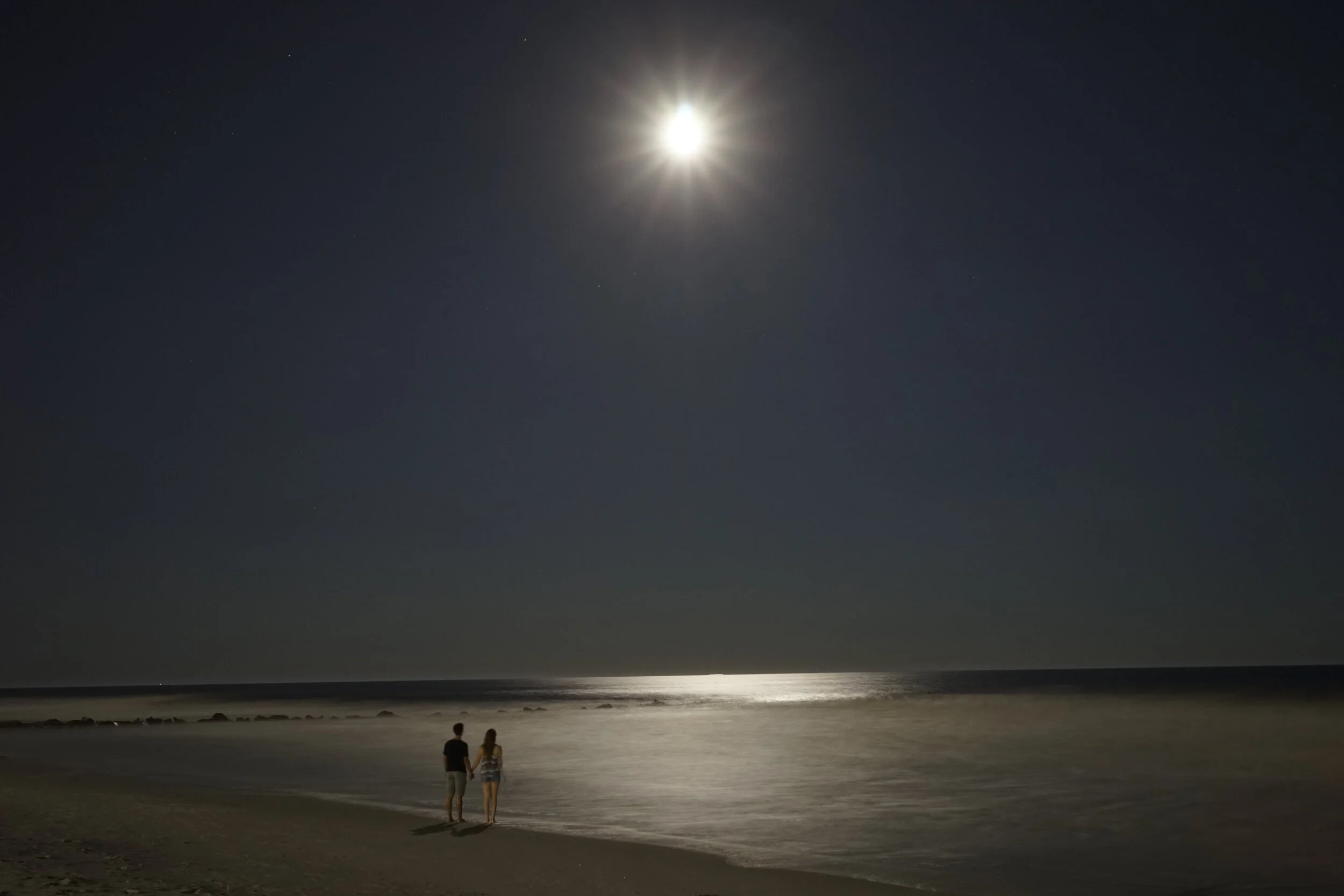 Long Beach Moonlight with couple.JPG