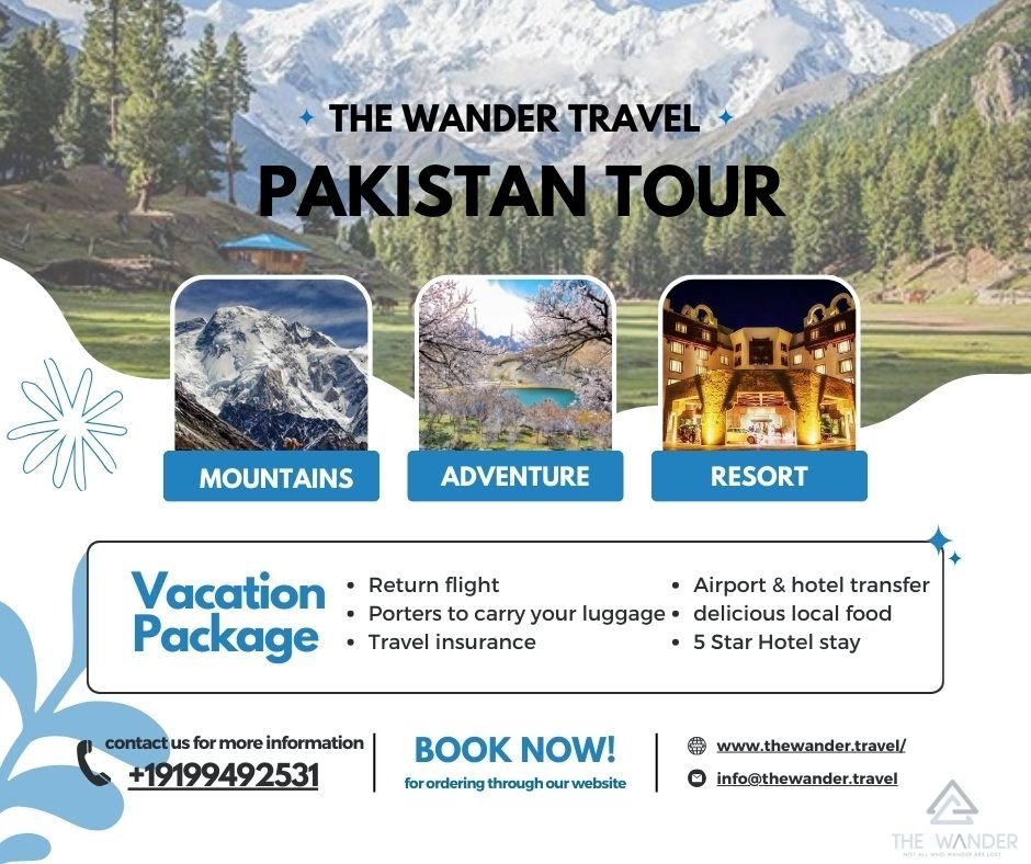 Dreaming of adventure? ️ Deserts, mountains, ancient cities - Pakistan has it all!

Join The Wander Travels on an unforgettable Pakistan tour vacation package. 

Contact Us For Pricing: +19199492531
Visit Our Website: www.thewander.travel

#pakistant