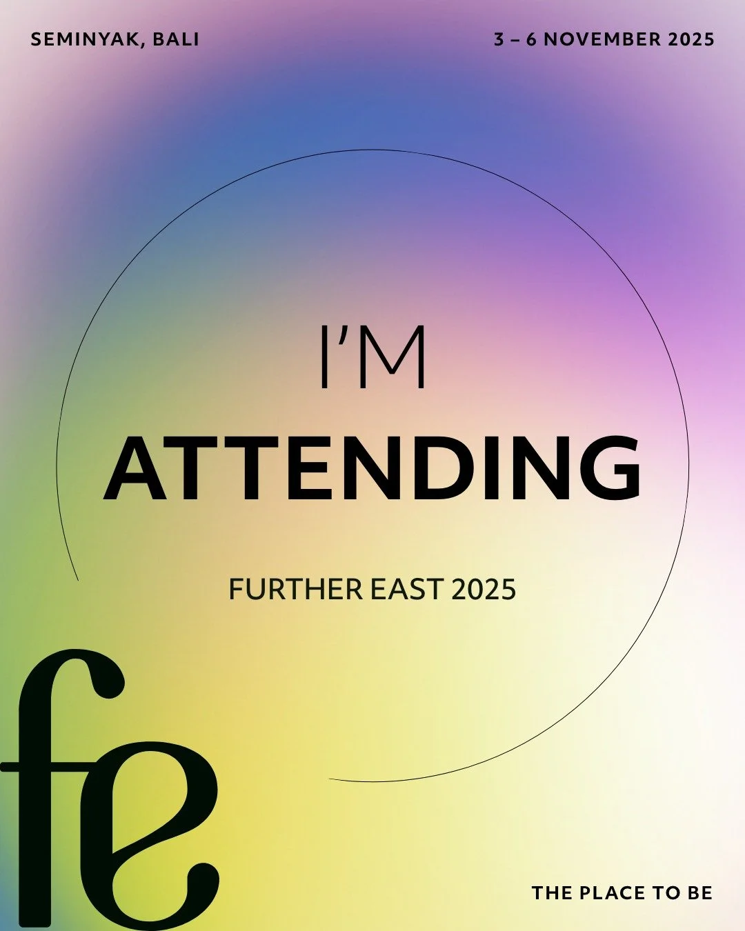 Looking forward to Further East. #FurtherEast2025 #JoinTheCircle #APACTravel #ThePlaceToBe