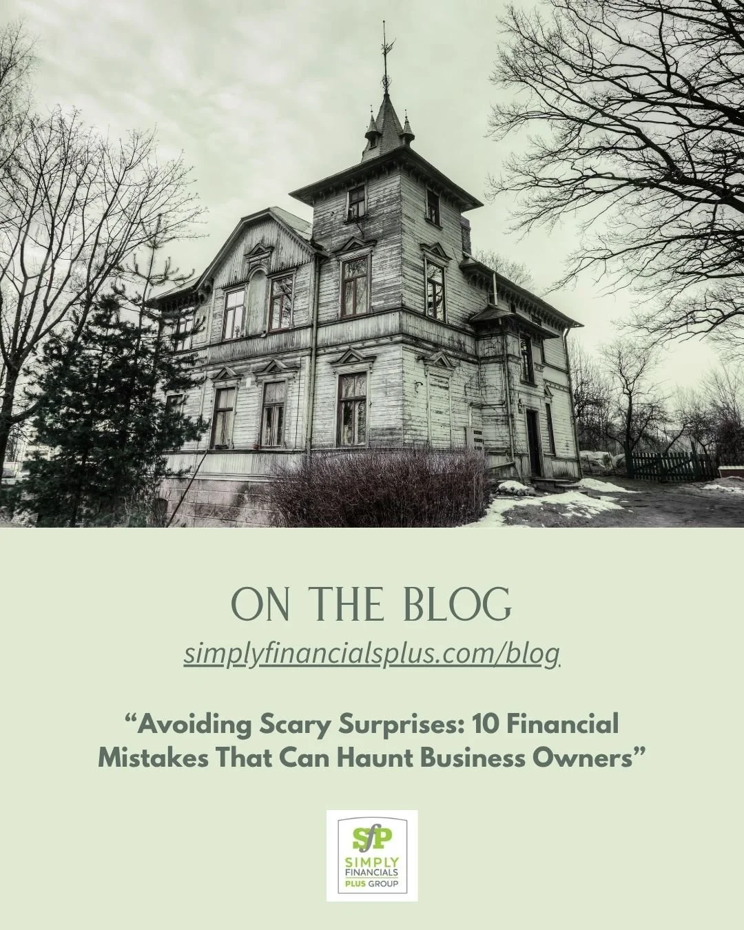 Sometimes running a business can feel like navigating a haunted house&mdash;one wrong turn and BOO! 👻

Our latest blog post covers common financial mistakes that haunt business owners and shares practical tips to avoid them&mdash;from cash flow over